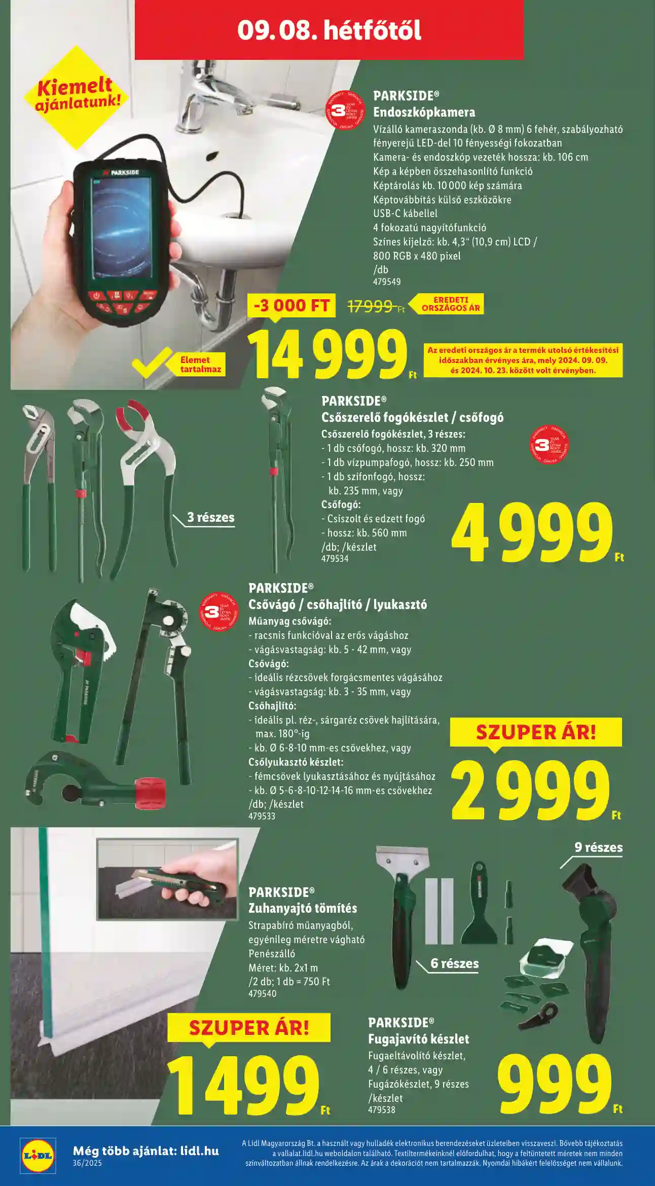 Lidl akciós újság 36. hét (Érvényes 09.04-től) (12 oldal)