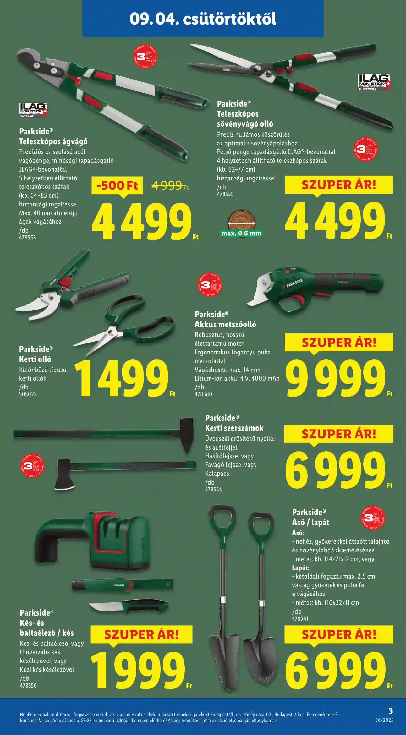 Lidl akciós újság 36. hét (Érvényes 09.04-től) (13 oldal)