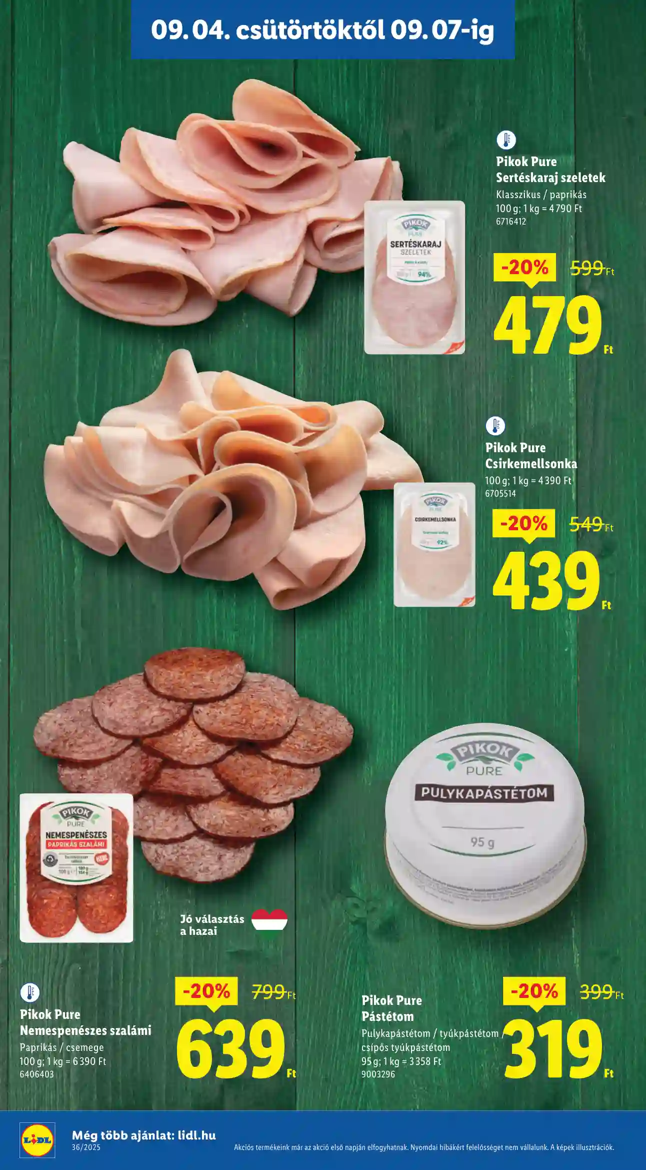 Lidl akciós újság 36. hét (Érvényes 09.04-től) (6 oldal)