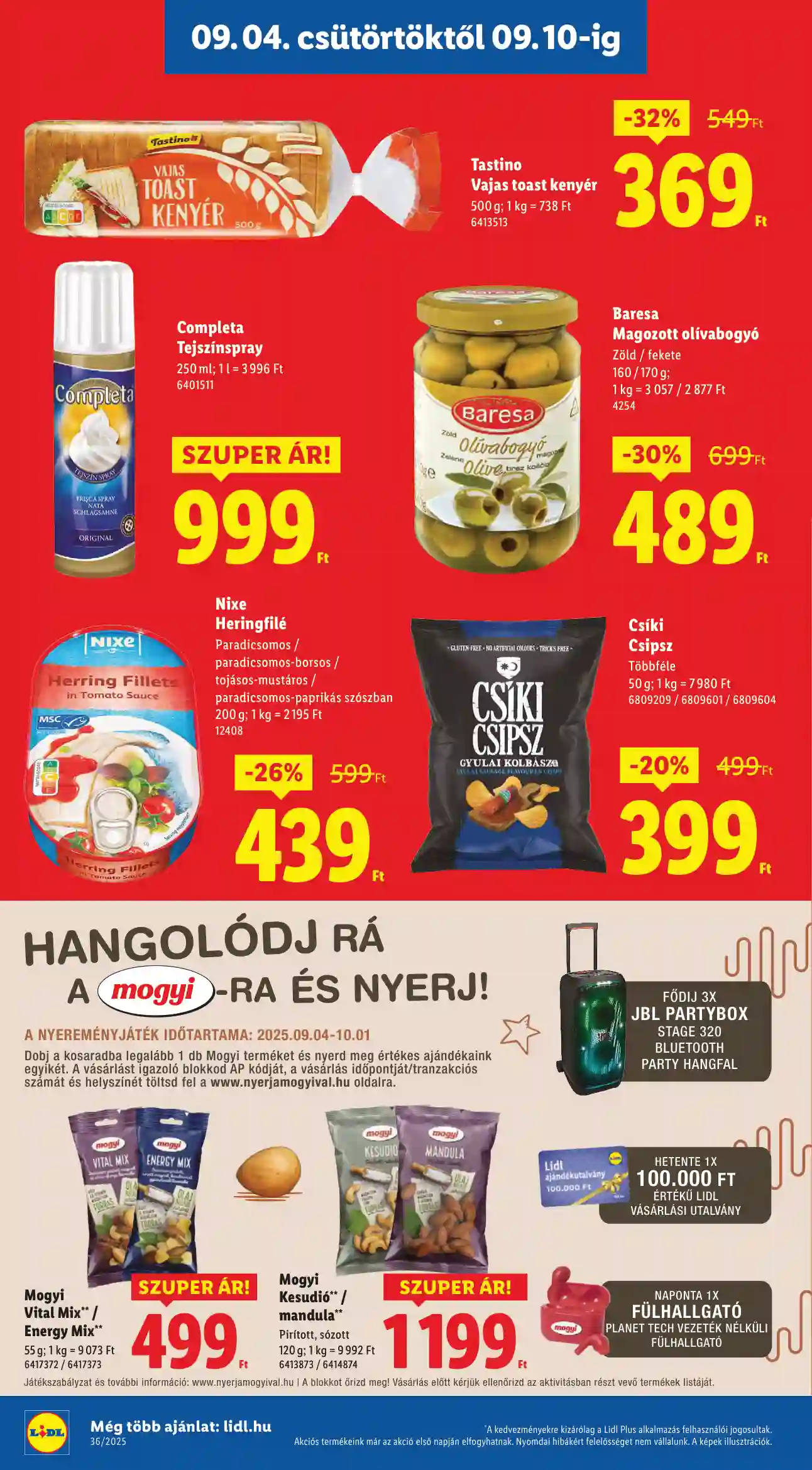 Lidl akciós újság 36. hét (Érvényes 09.04-től) (15 oldal)