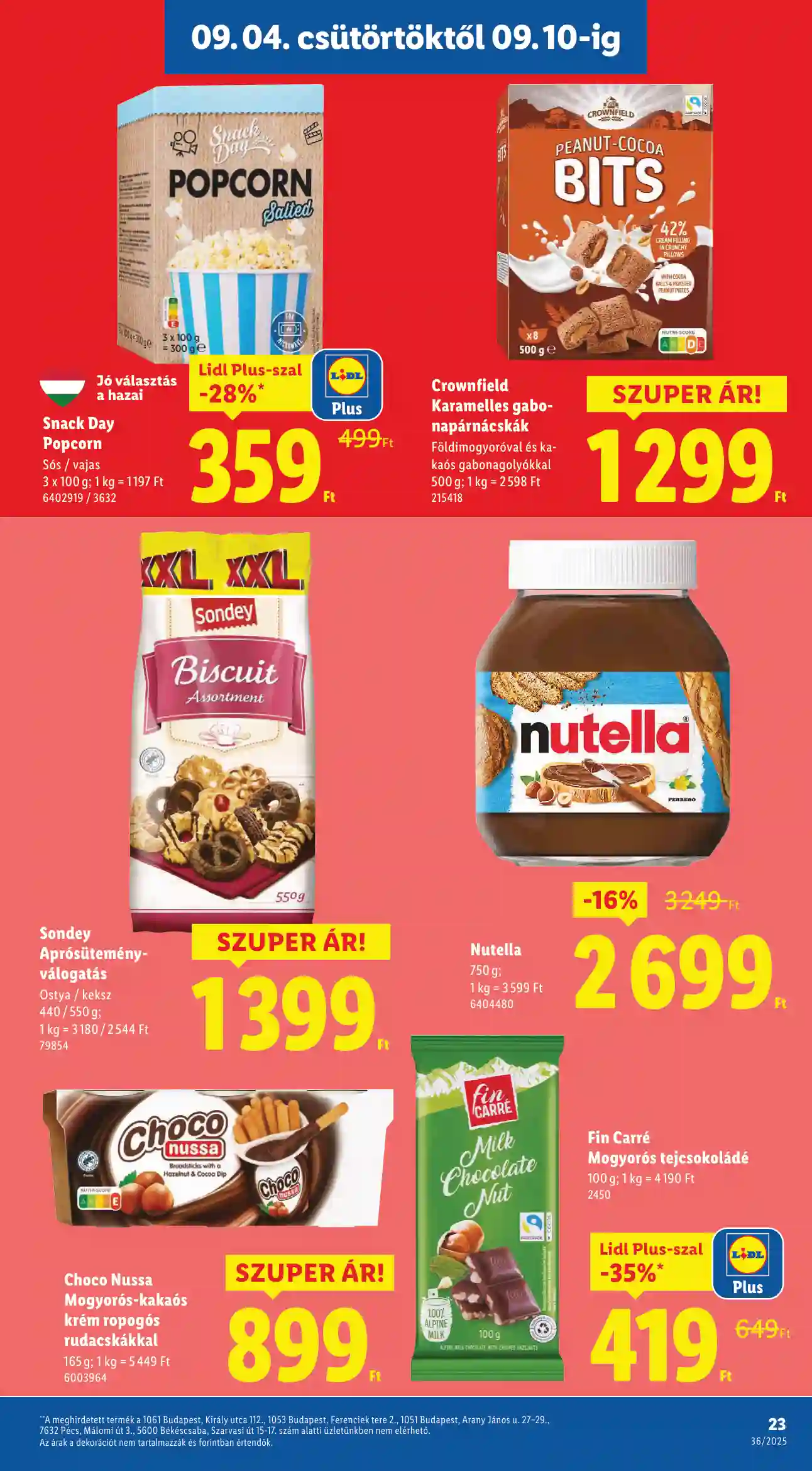 Lidl akciós újság 36. hét (Érvényes 09.04-től) (16 oldal)