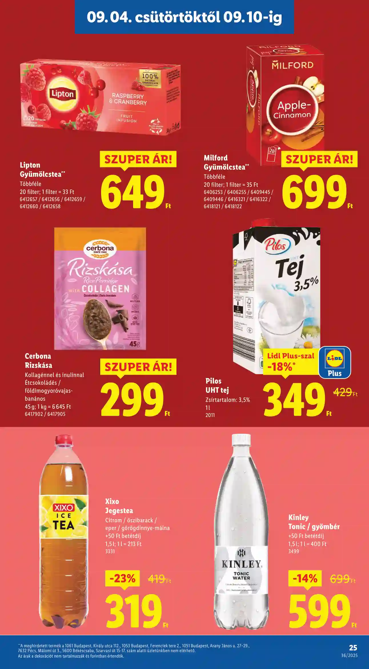 Lidl akciós újság 36. hét (Érvényes 09.04-től) (18 oldal)