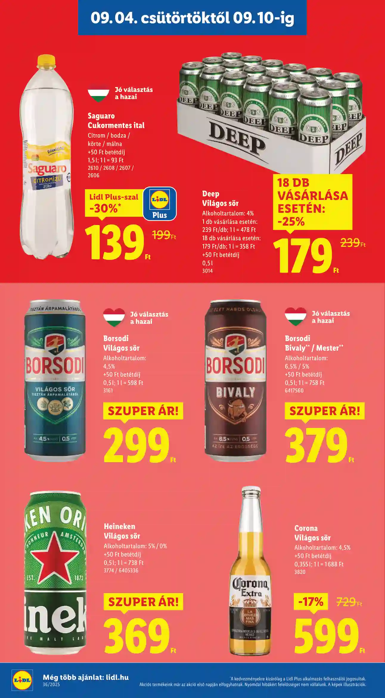 Lidl akciós újság 36. hét (Érvényes 09.04-től) (19 oldal)