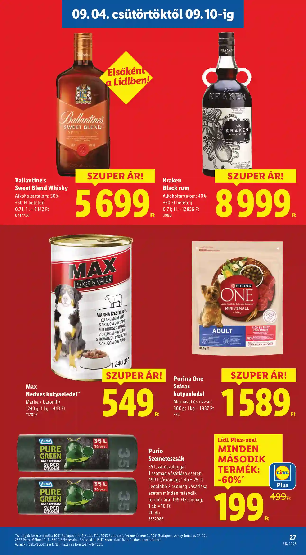Lidl akciós újság 36. hét (Érvényes 09.04-től) (20 oldal)