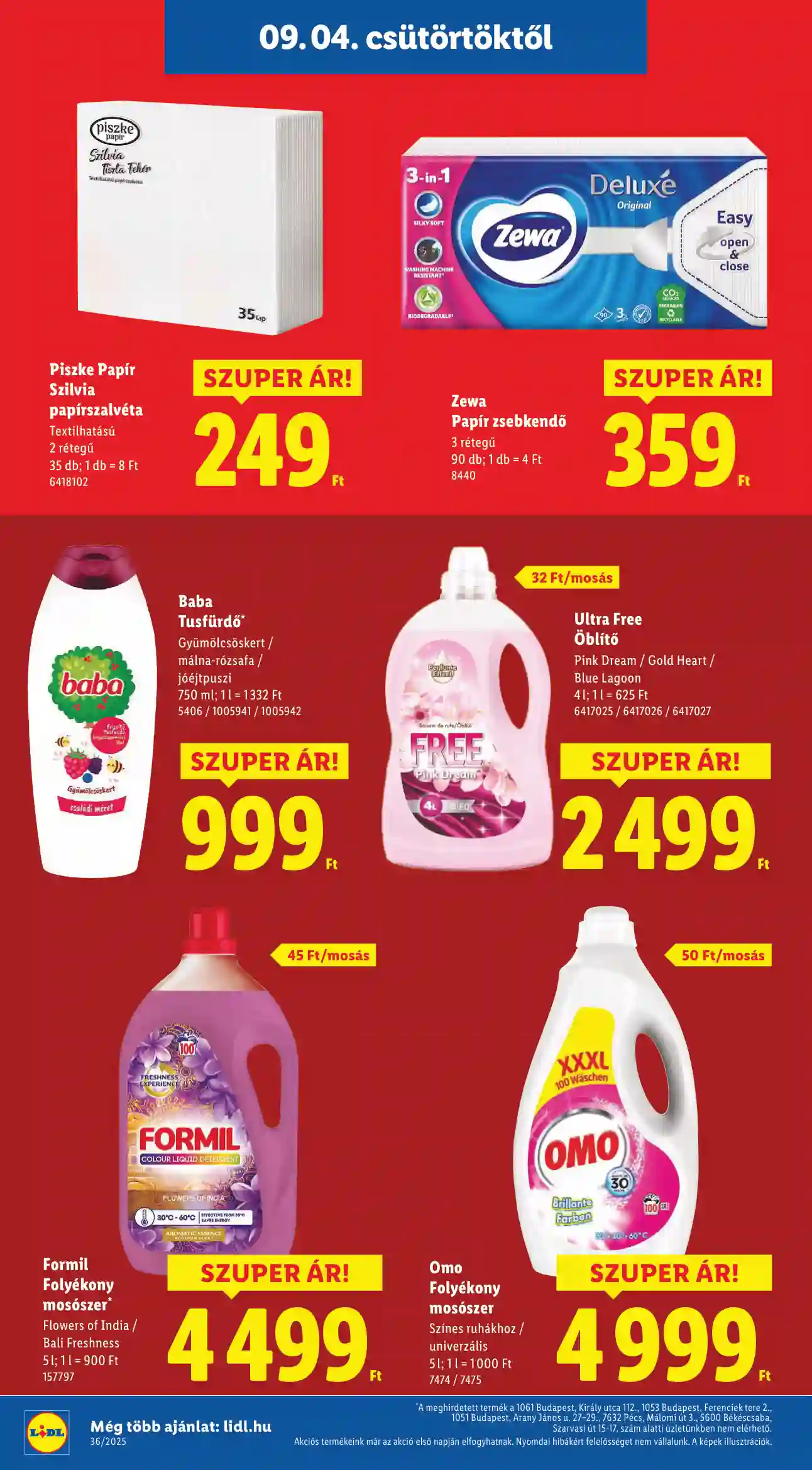 Lidl akciós újság 36. hét (Érvényes 09.04-től) (21 oldal)