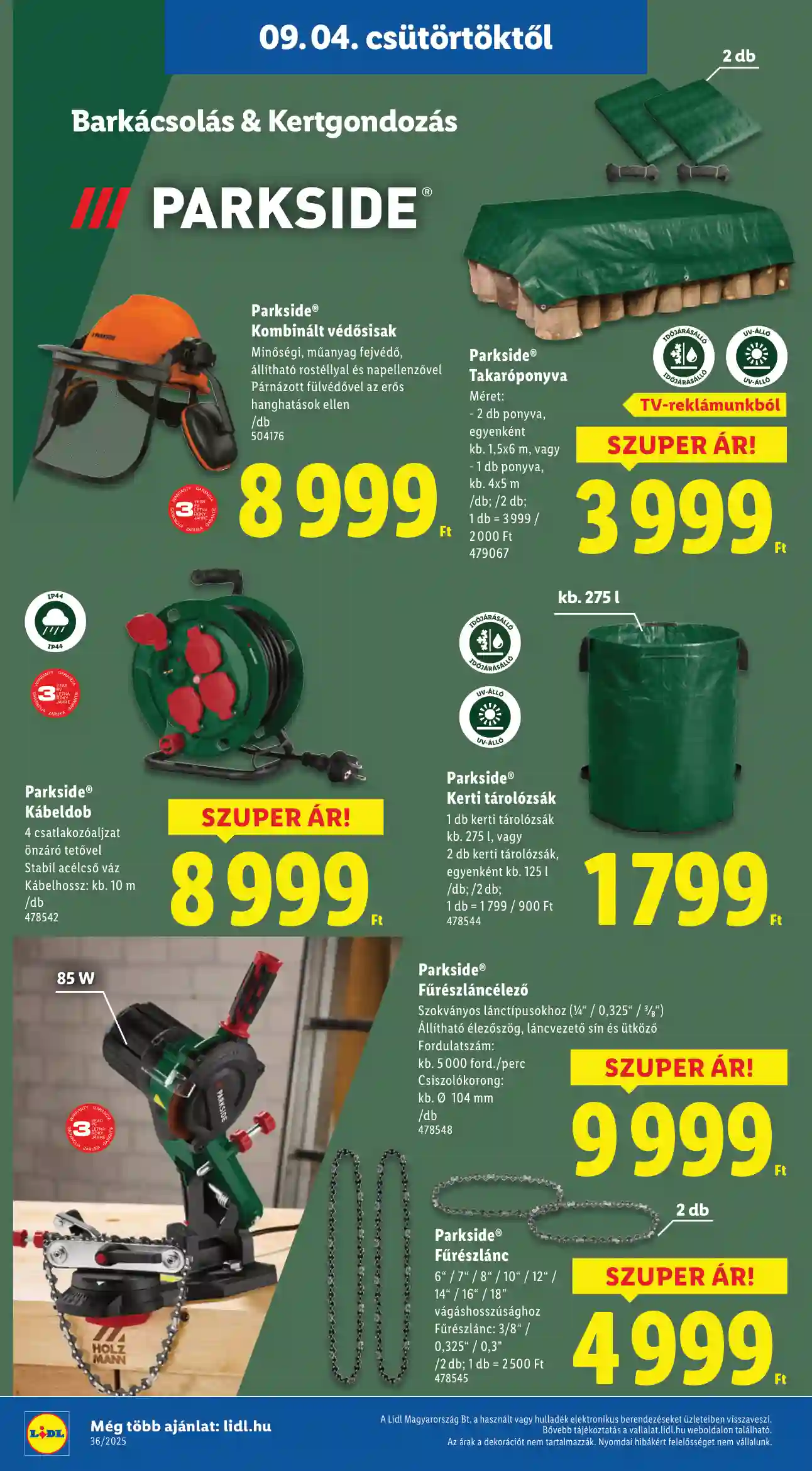 Lidl akciós újság 36. hét (Érvényes 09.04-től) (28 oldal)