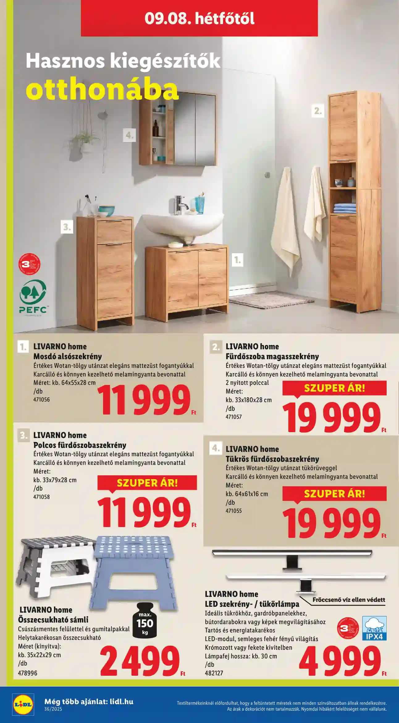 Lidl akciós újság 36. hét (Érvényes 09.04-től) (43 oldal)