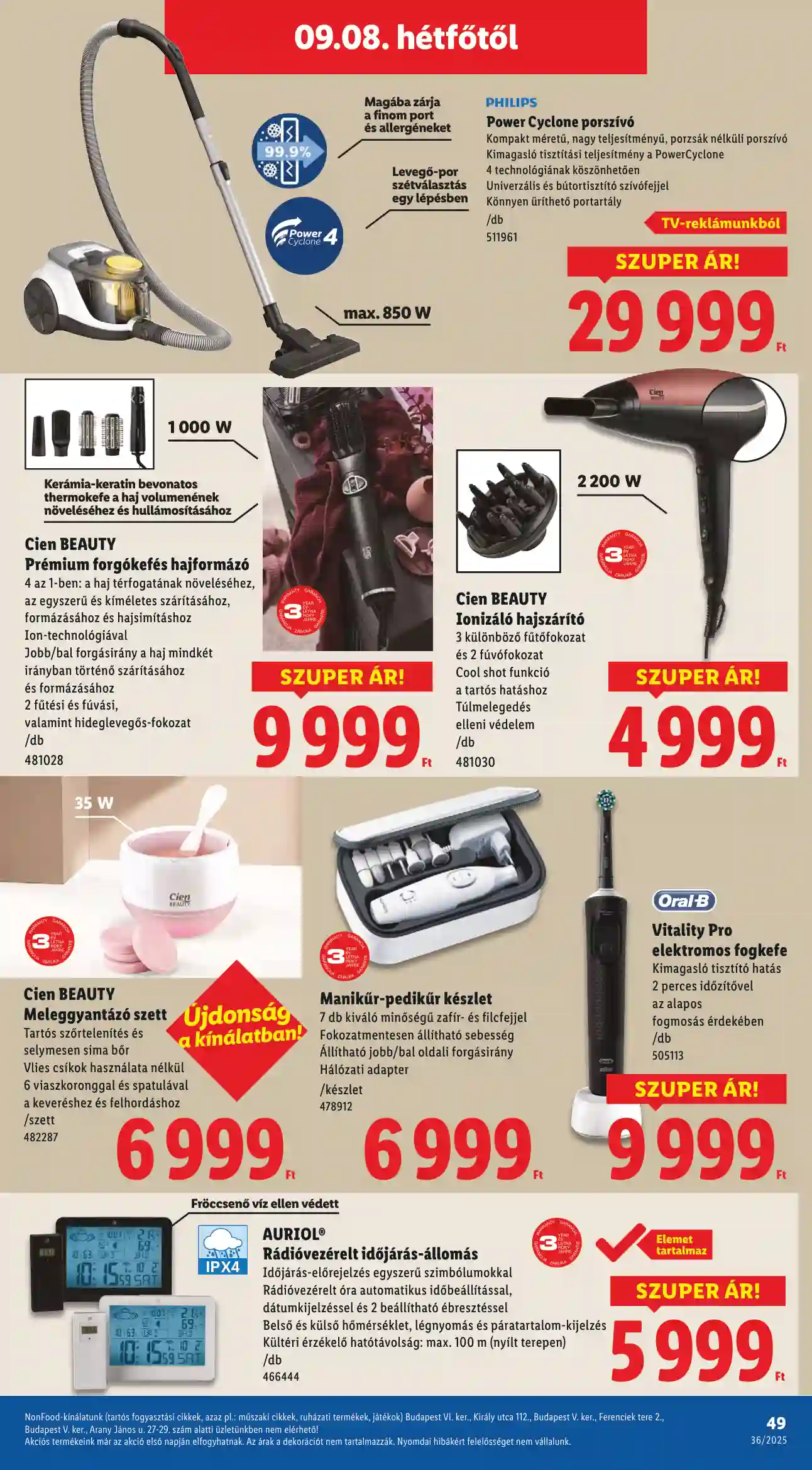 Lidl akciós újság 36. hét (Érvényes 09.04-től) (44 oldal)