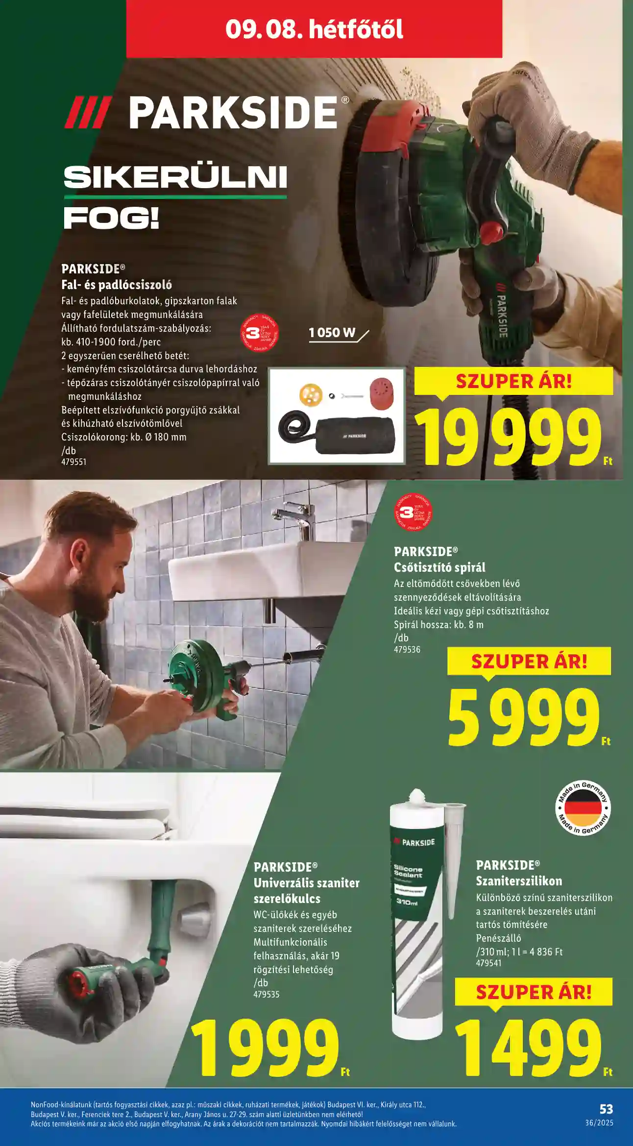 Lidl akciós újság 36. hét (Érvényes 09.04-től) (49 oldal)