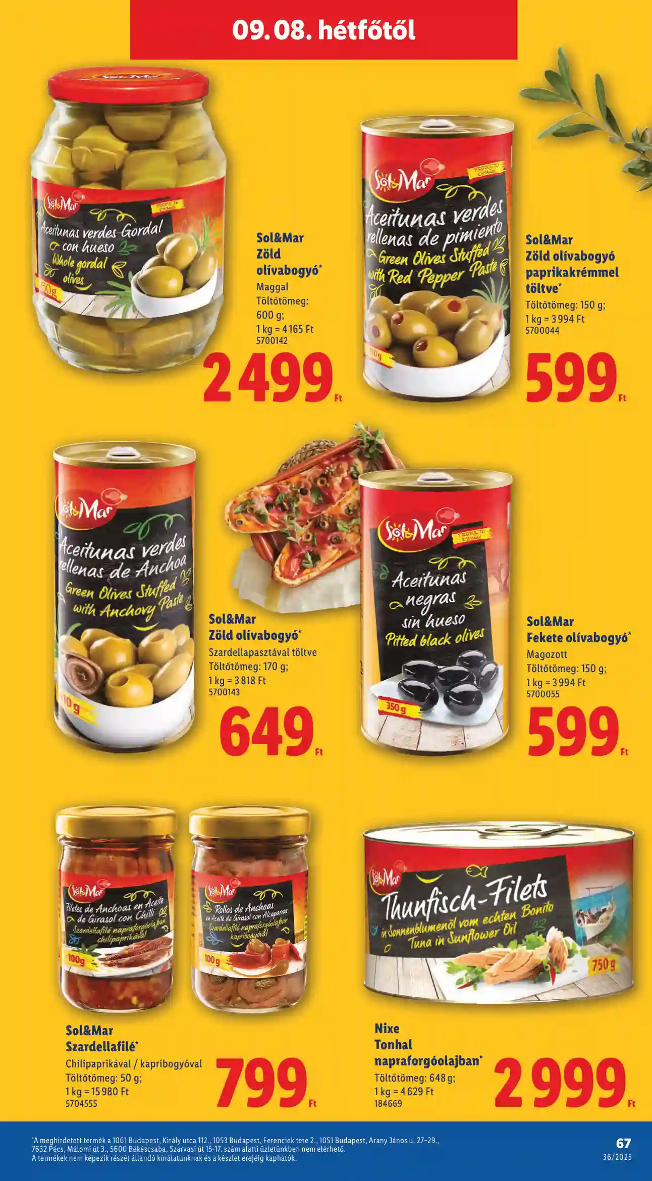 Lidl akciós újság 36. hét (Érvényes 09.04-től) (64 oldal)