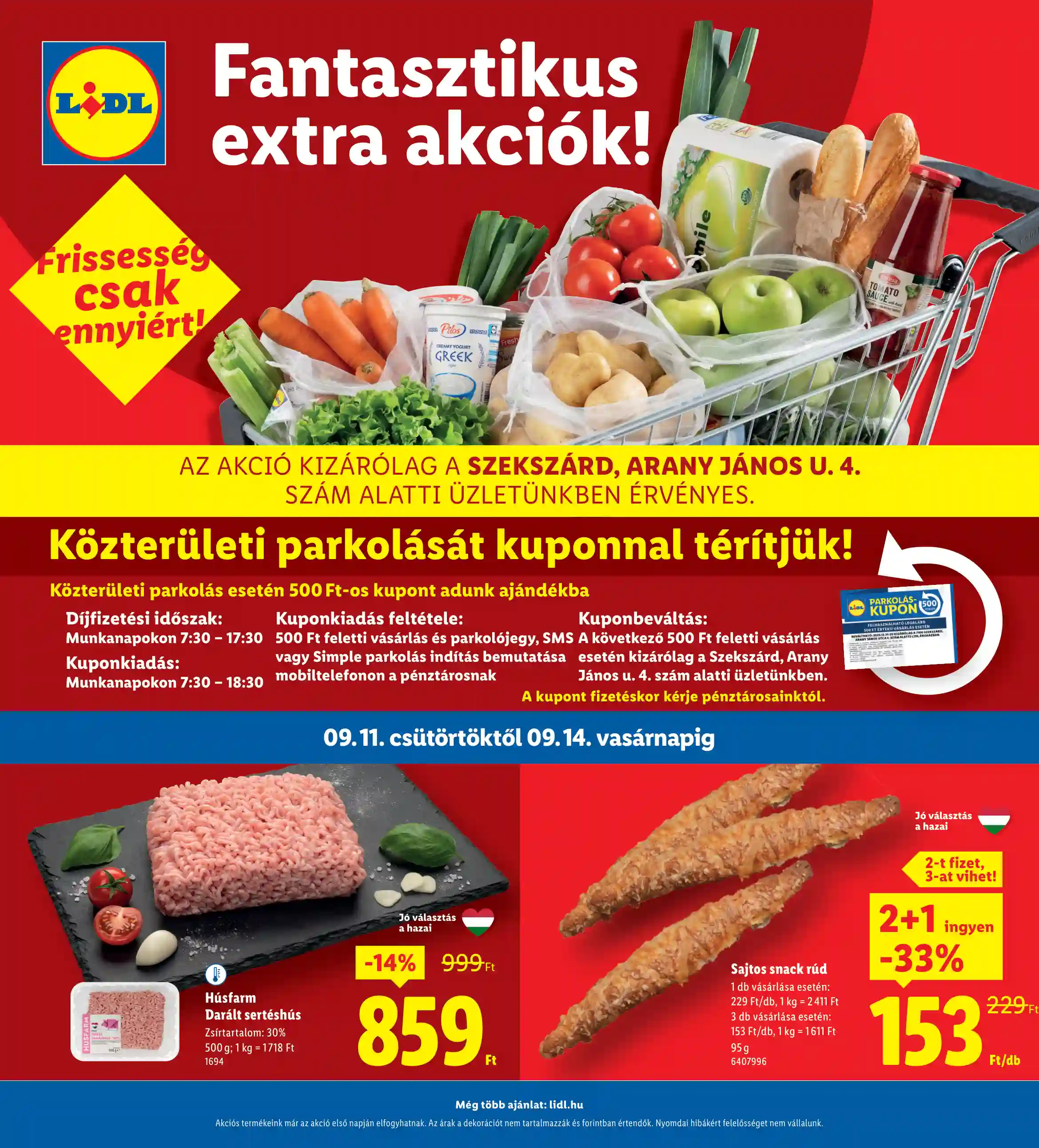 LIDL Regionális akciók – Szekszárd 37.hét