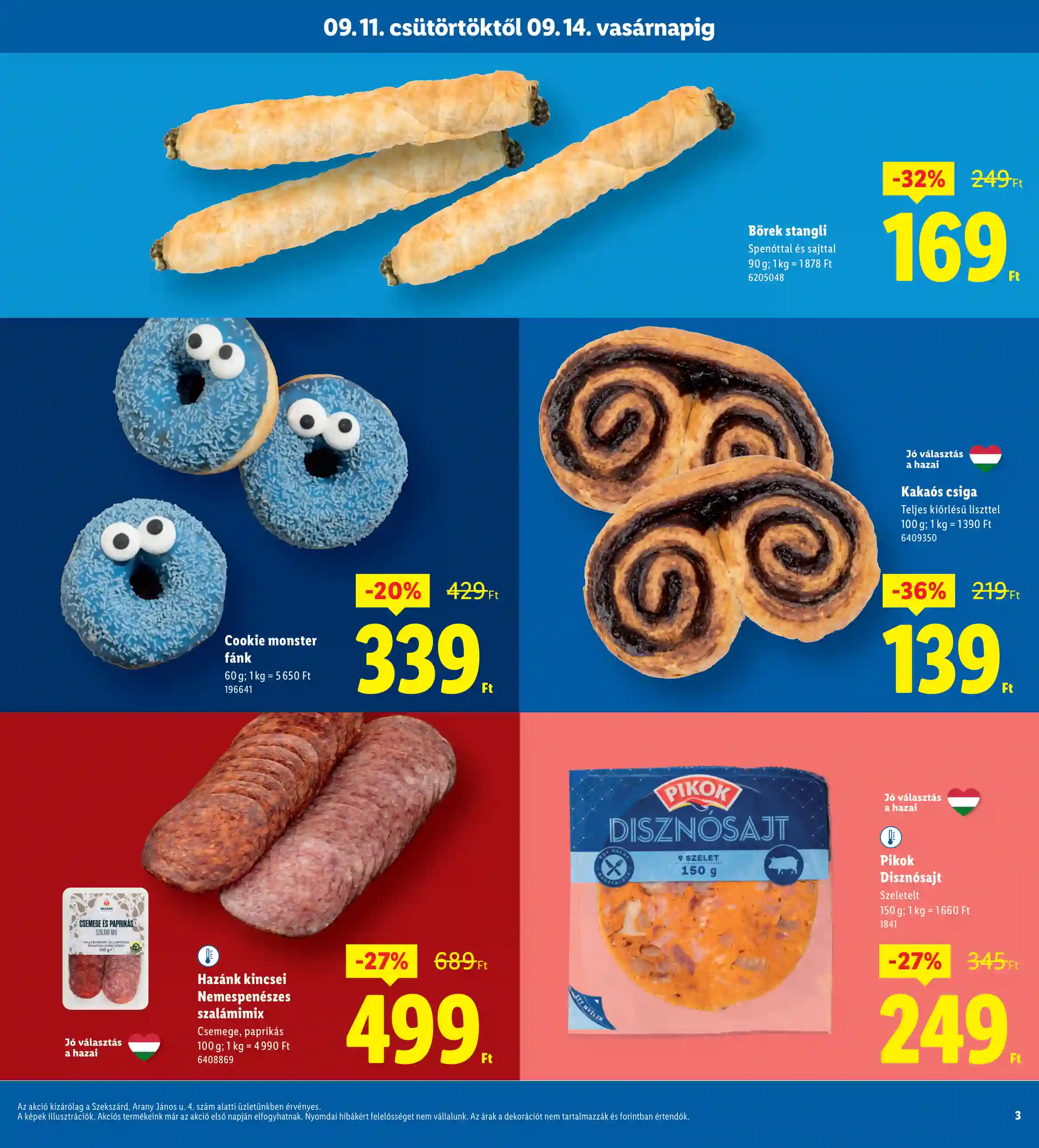 Lidl akciós újság 37. hét (Regionális akciók – Szekszárd) (3 oldal)