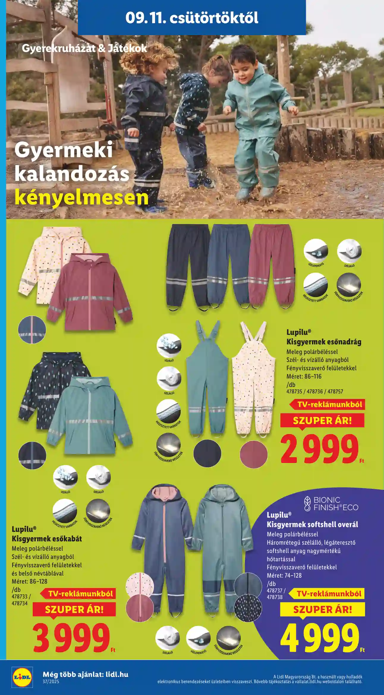 Lidl akciós újság 37. hét (Érvényes 09.11-től) (2 oldal)