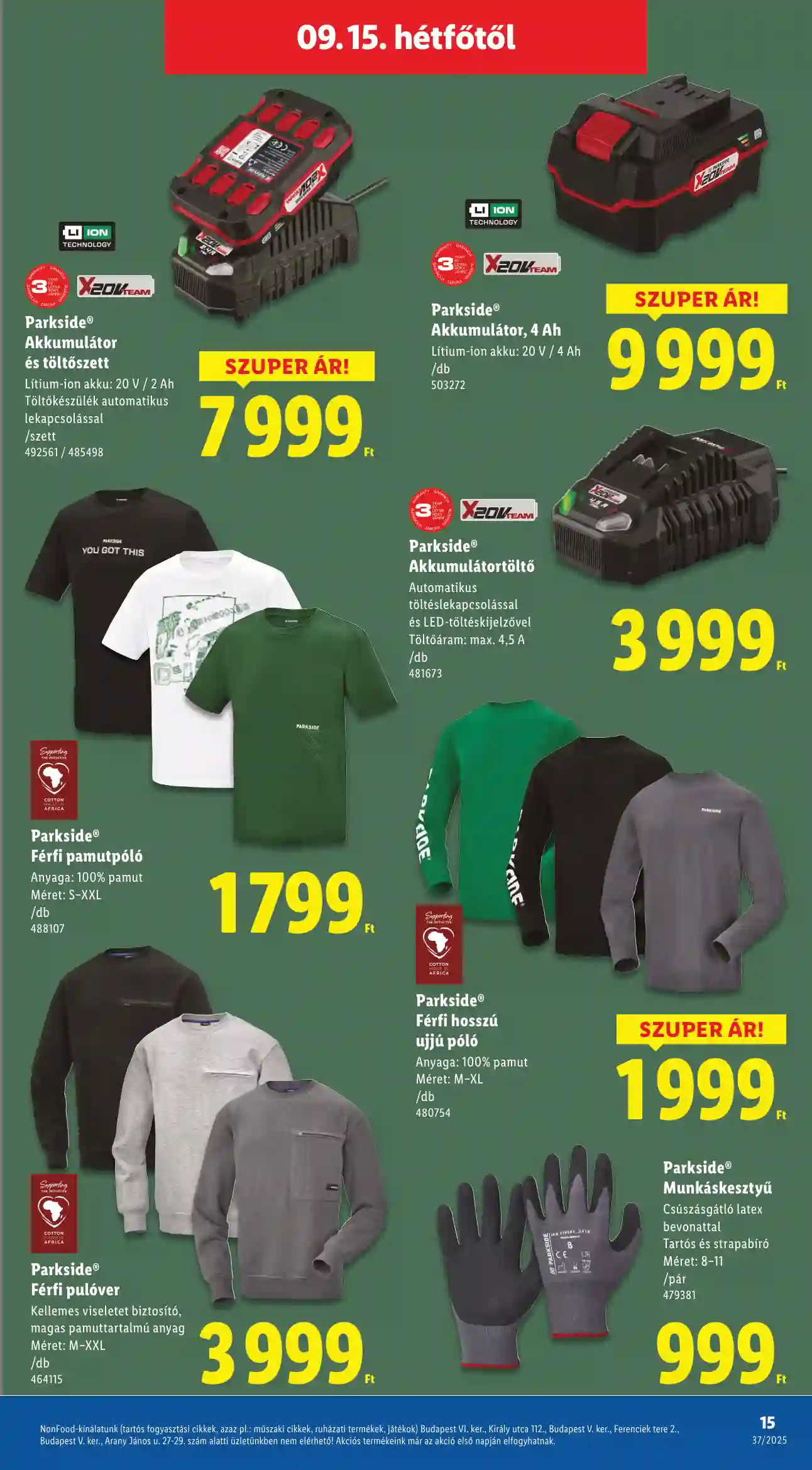 Lidl akciós újság 37. hét (Érvényes 09.11-től) (7 oldal)