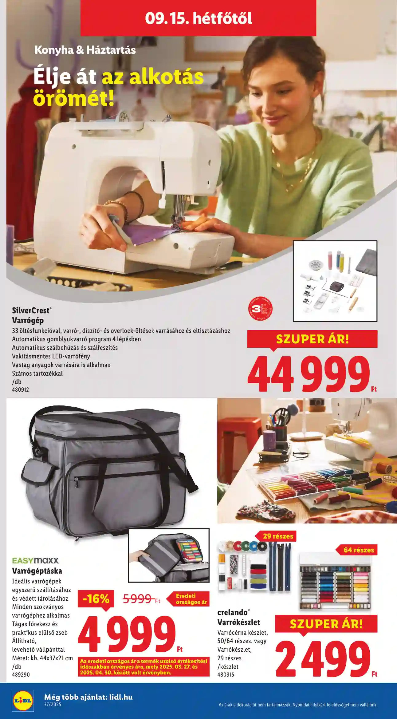 Lidl akciós újság 37. hét (Érvényes 09.11-től) (10 oldal)