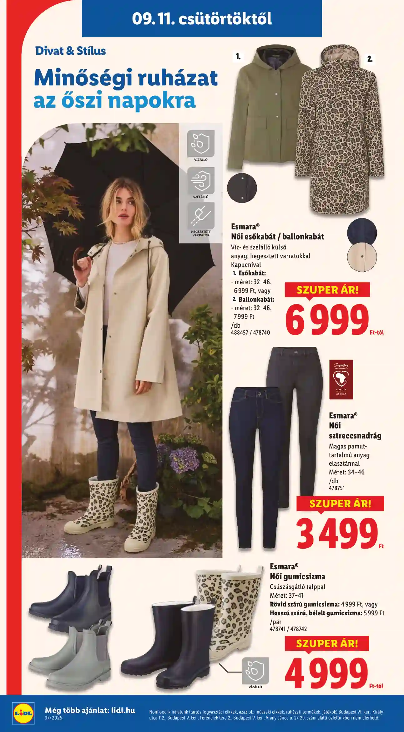 Lidl akciós újság 37. hét (Érvényes 09.11-től) (15 oldal)