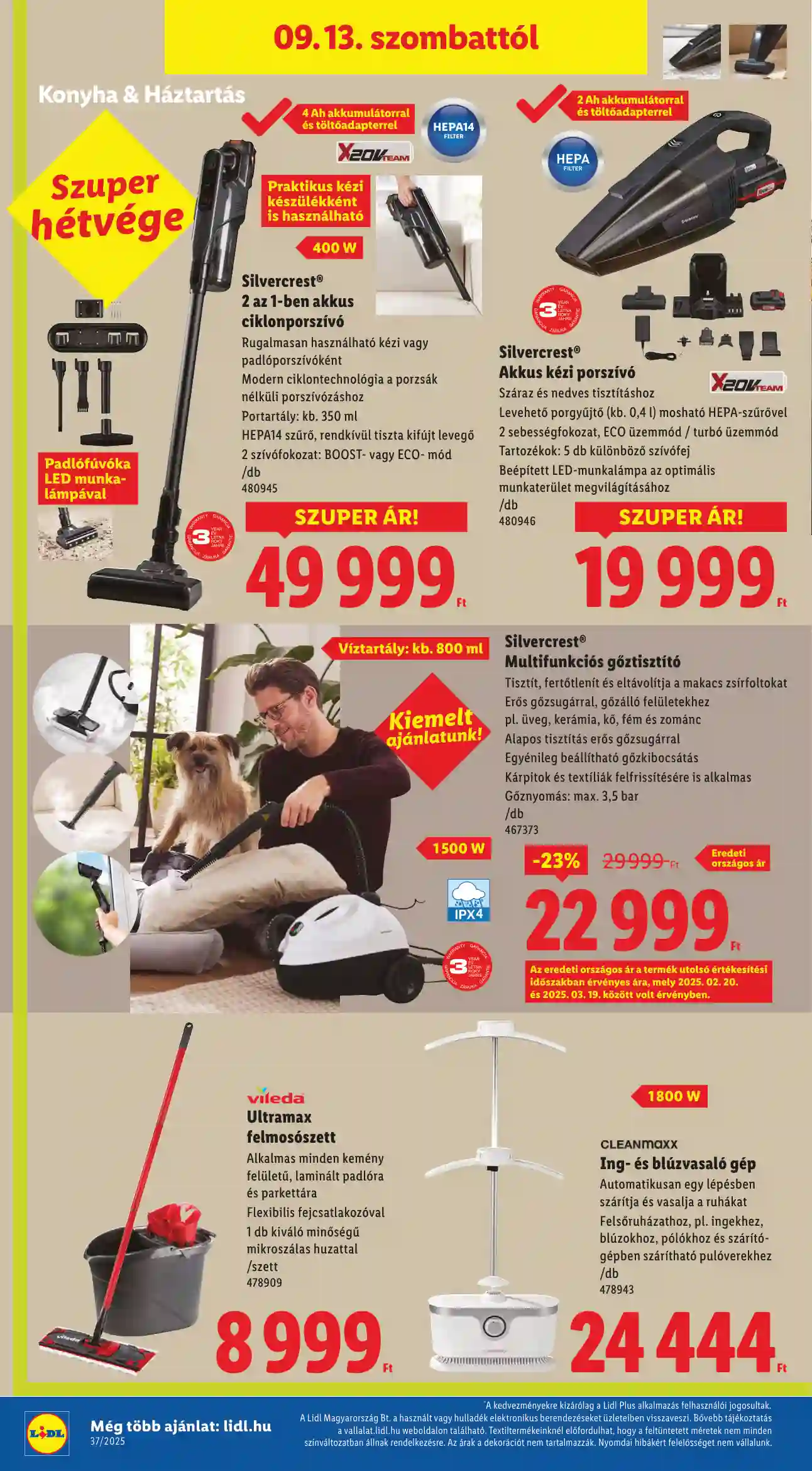 Lidl akciós újság 37. hét (Érvényes 09.11-től) (19 oldal)