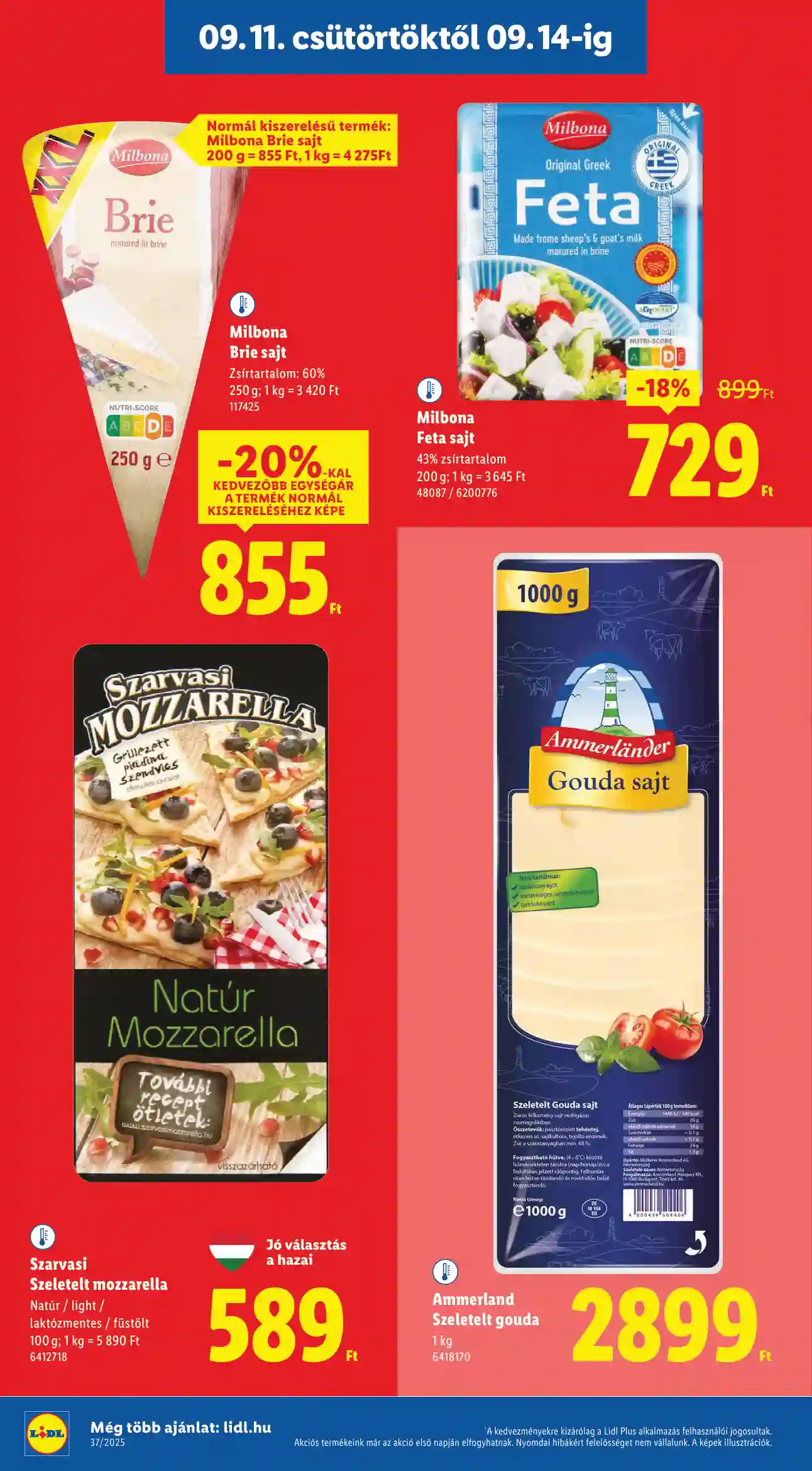 Lidl akciós újság 37. hét (Érvényes 09.11-től) (6 oldal)