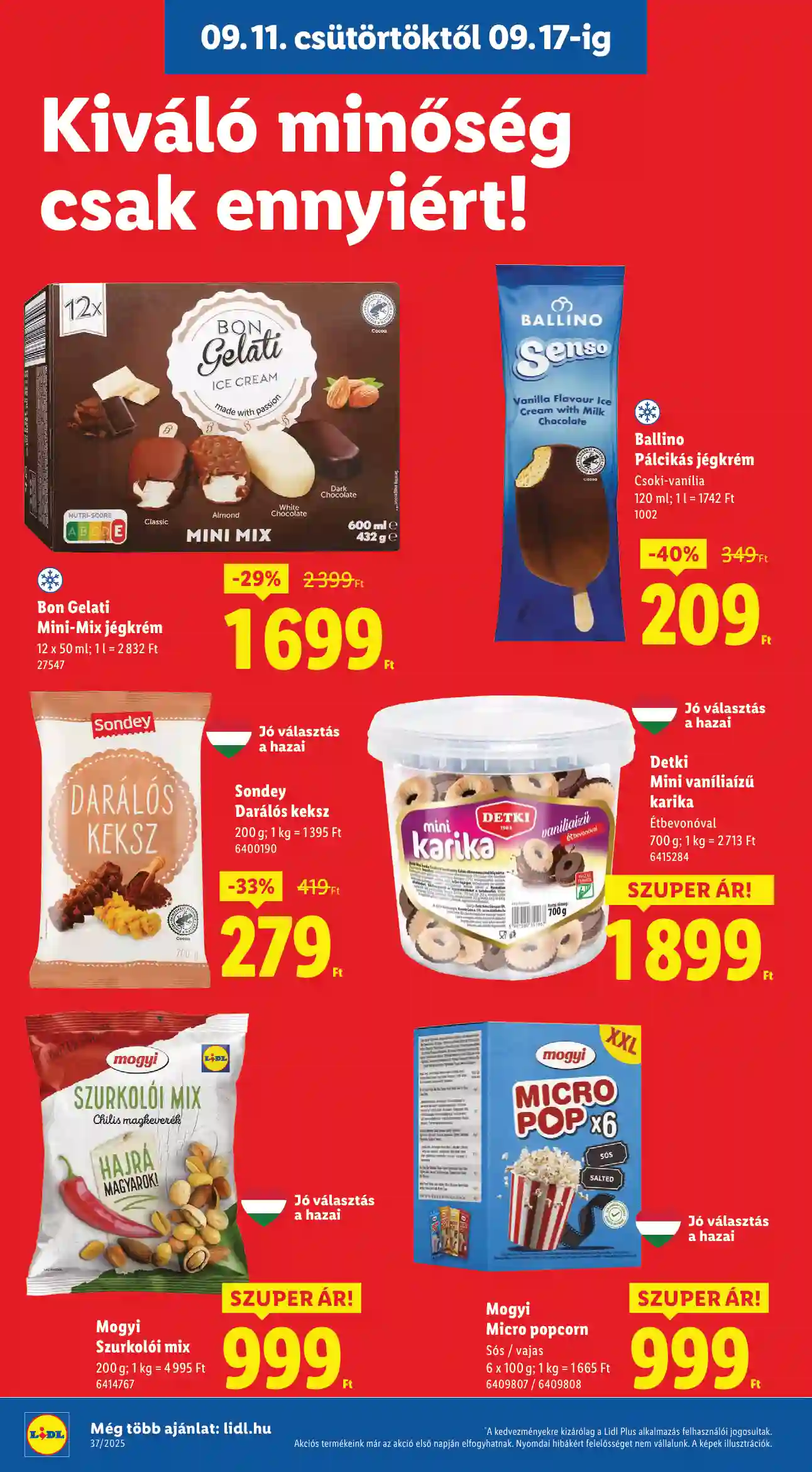 Lidl akciós újság 37. hét (Érvényes 09.11-től) (8 oldal)