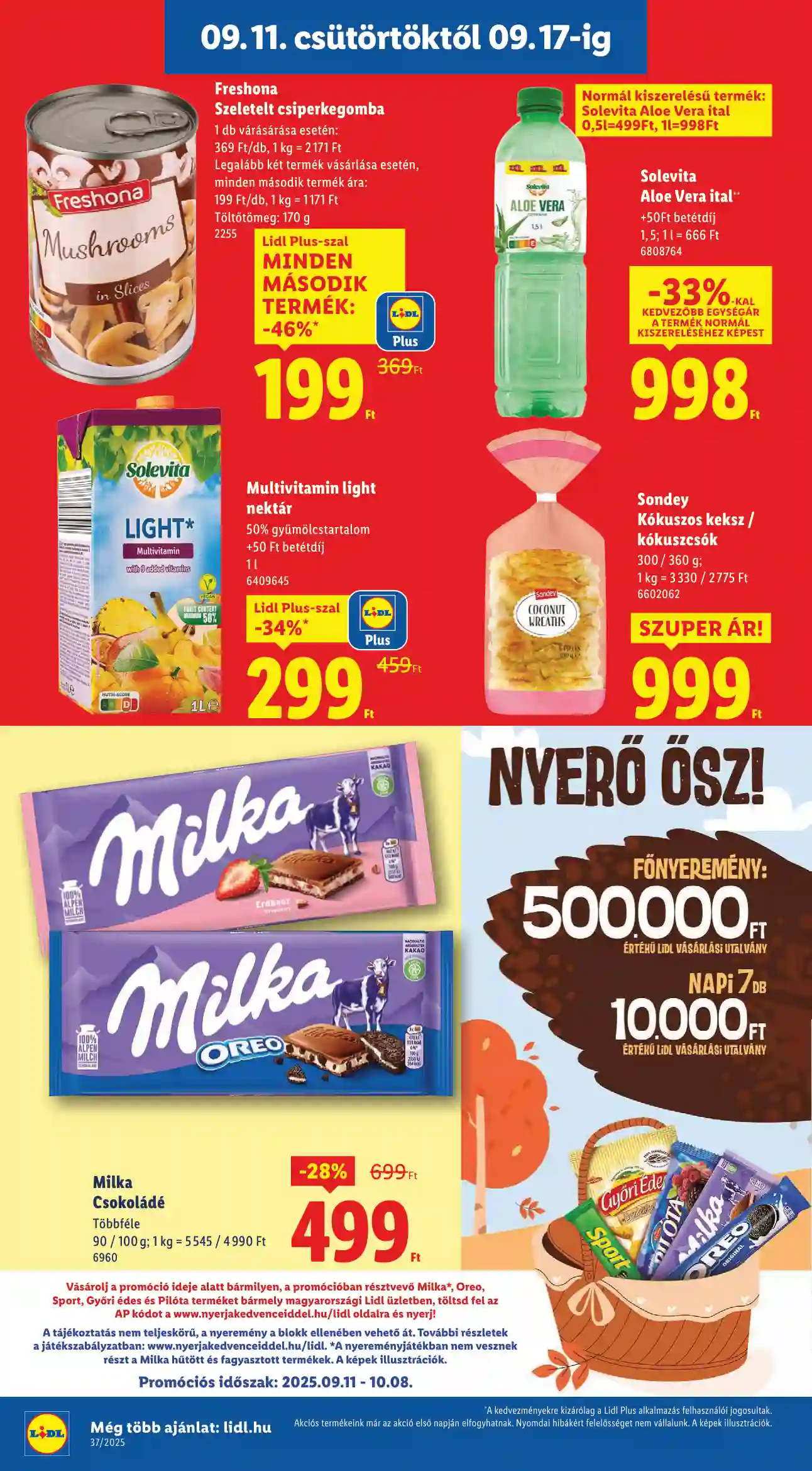 Lidl akciós újság 37. hét (Érvényes 09.11-től) (10 oldal)