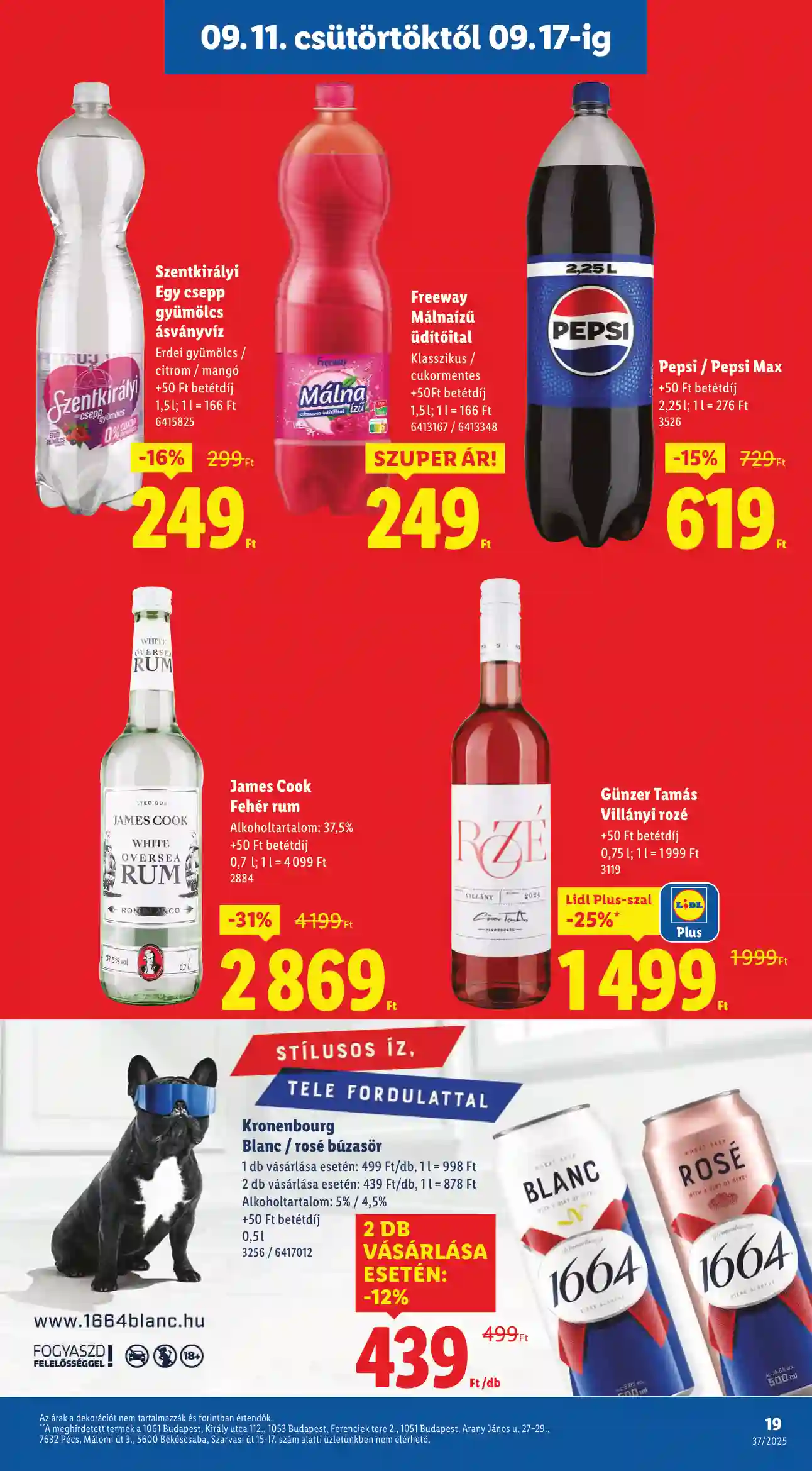 Lidl akciós újság 37. hét (Érvényes 09.11-től) (11 oldal)