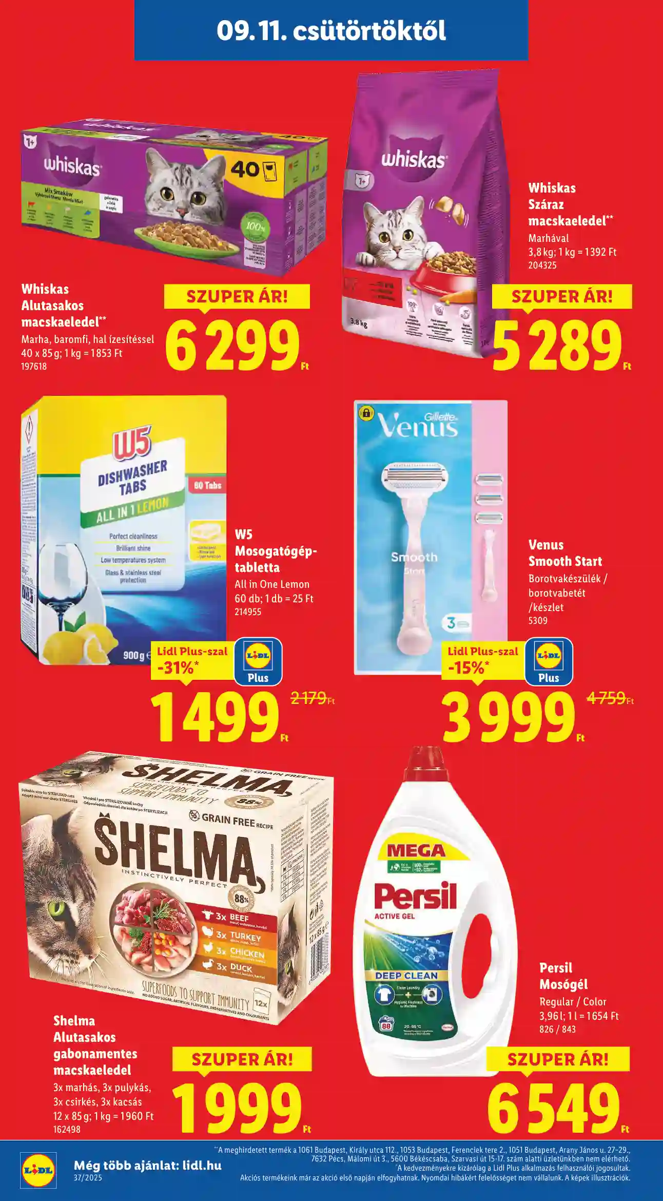 Lidl akciós újság 37. hét (Érvényes 09.11-től) (15 oldal)