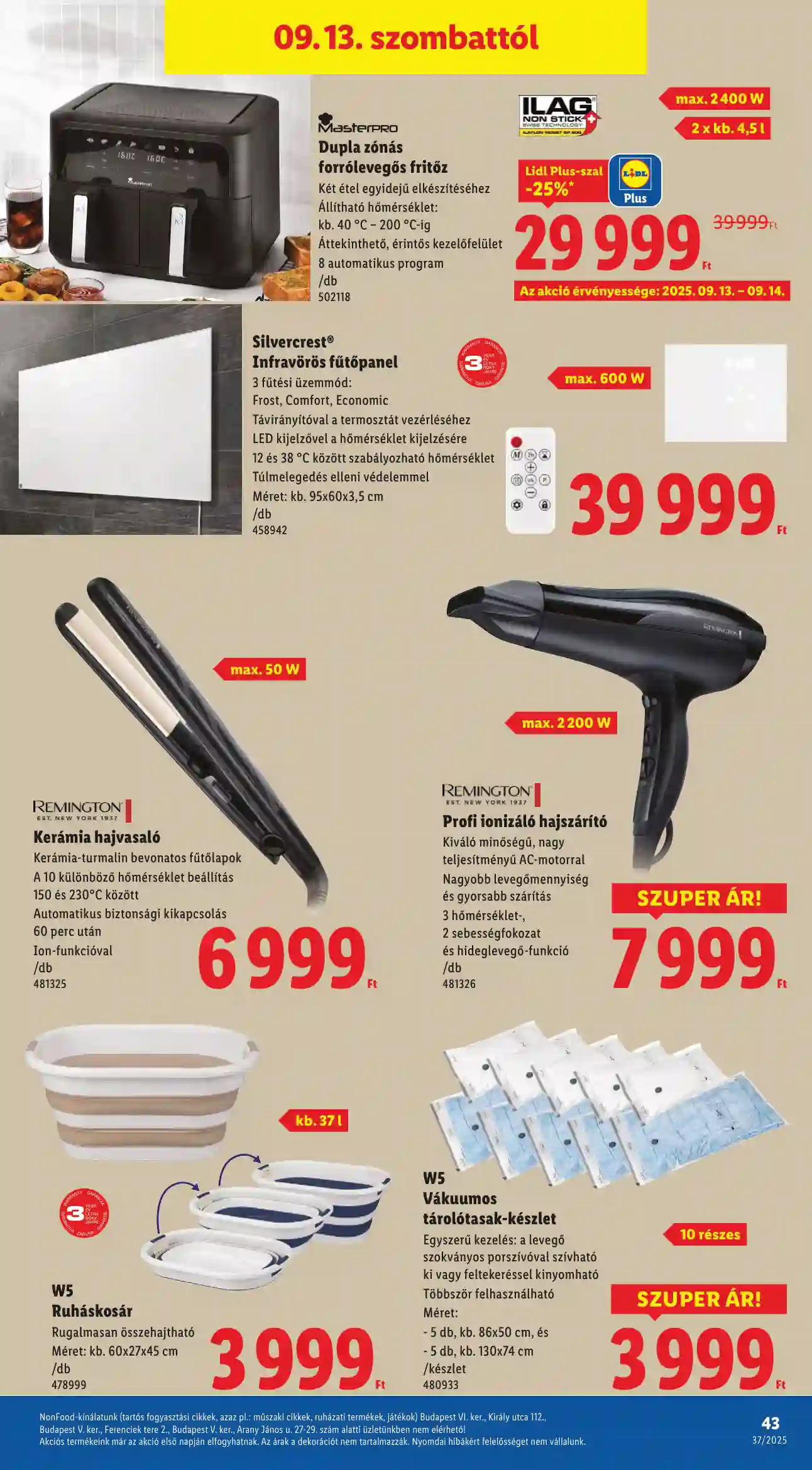 Lidl akciós újság 37. hét (Érvényes 09.11-től) (38 oldal)