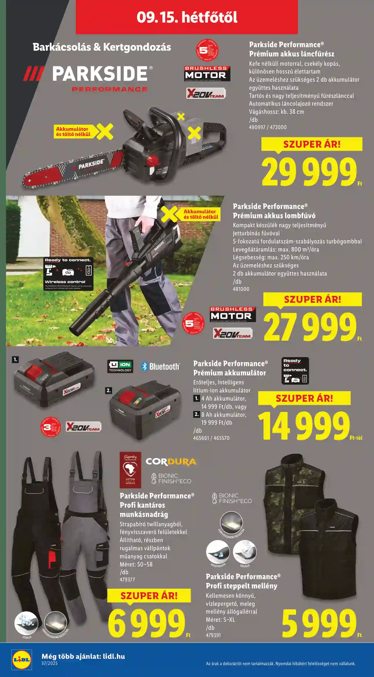 Lidl akciós újság 37. hét (Érvényes 09.11-től) (41 oldal)