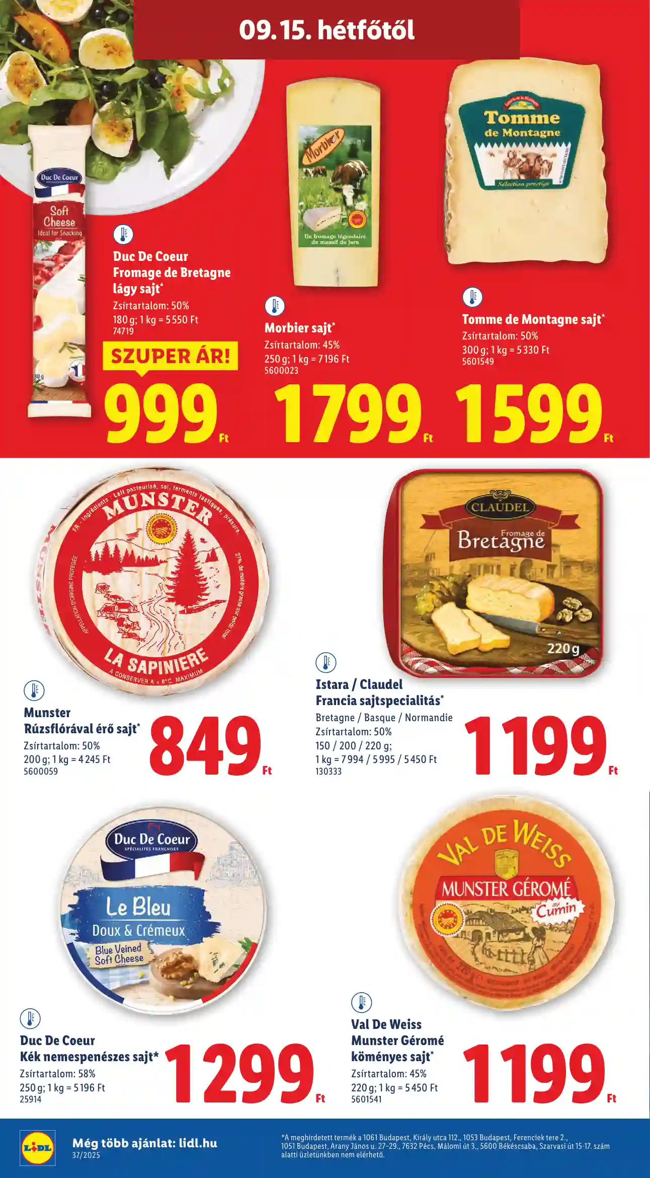 Lidl akciós újság 37. hét (Érvényes 09.11-től) (54 oldal)