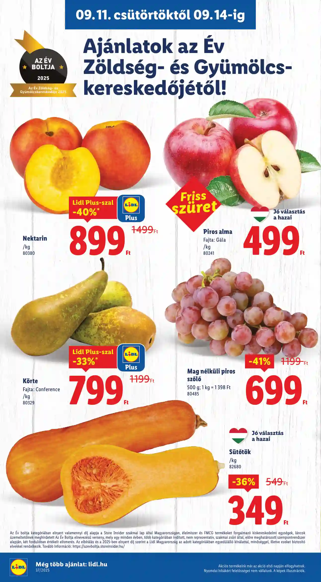Lidl akciós újság 37. hét (Érvényes 09.11-től) (64 oldal)