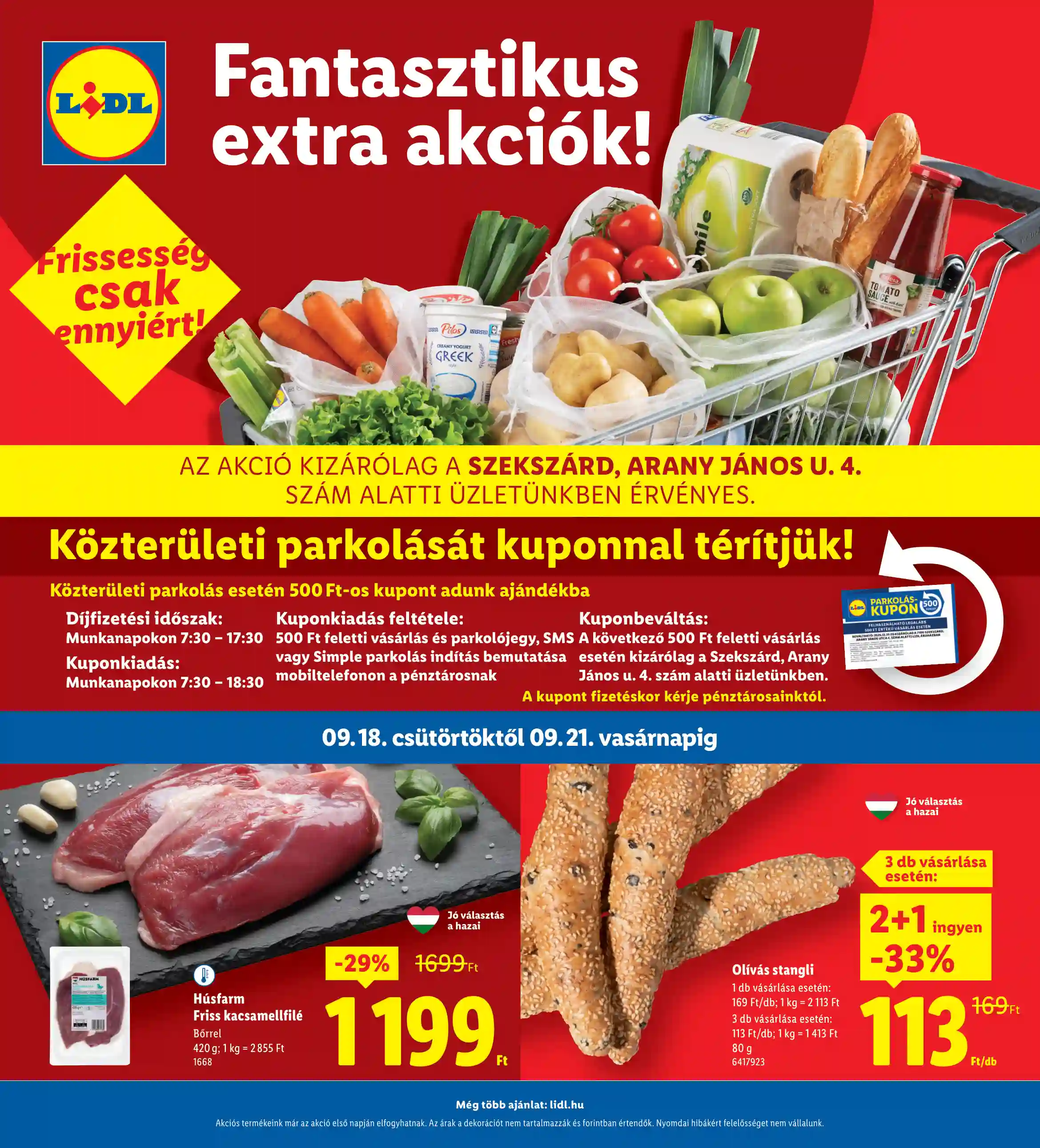 LIDL Regionális akciók – Szekszárd 38.hét
