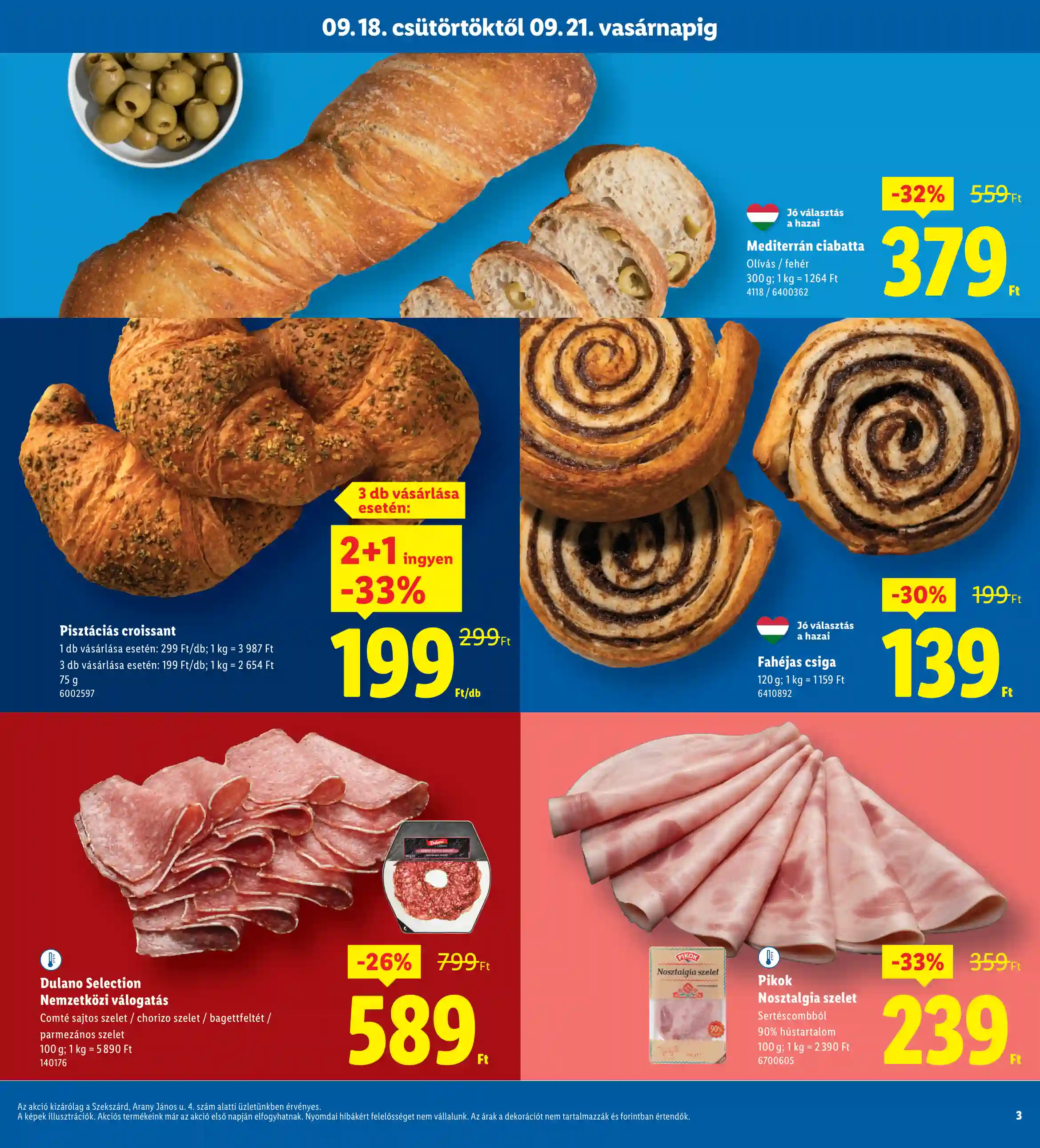 Lidl akciós újság 38. hét (Regionális akciók – Szekszárd) (3 oldal)