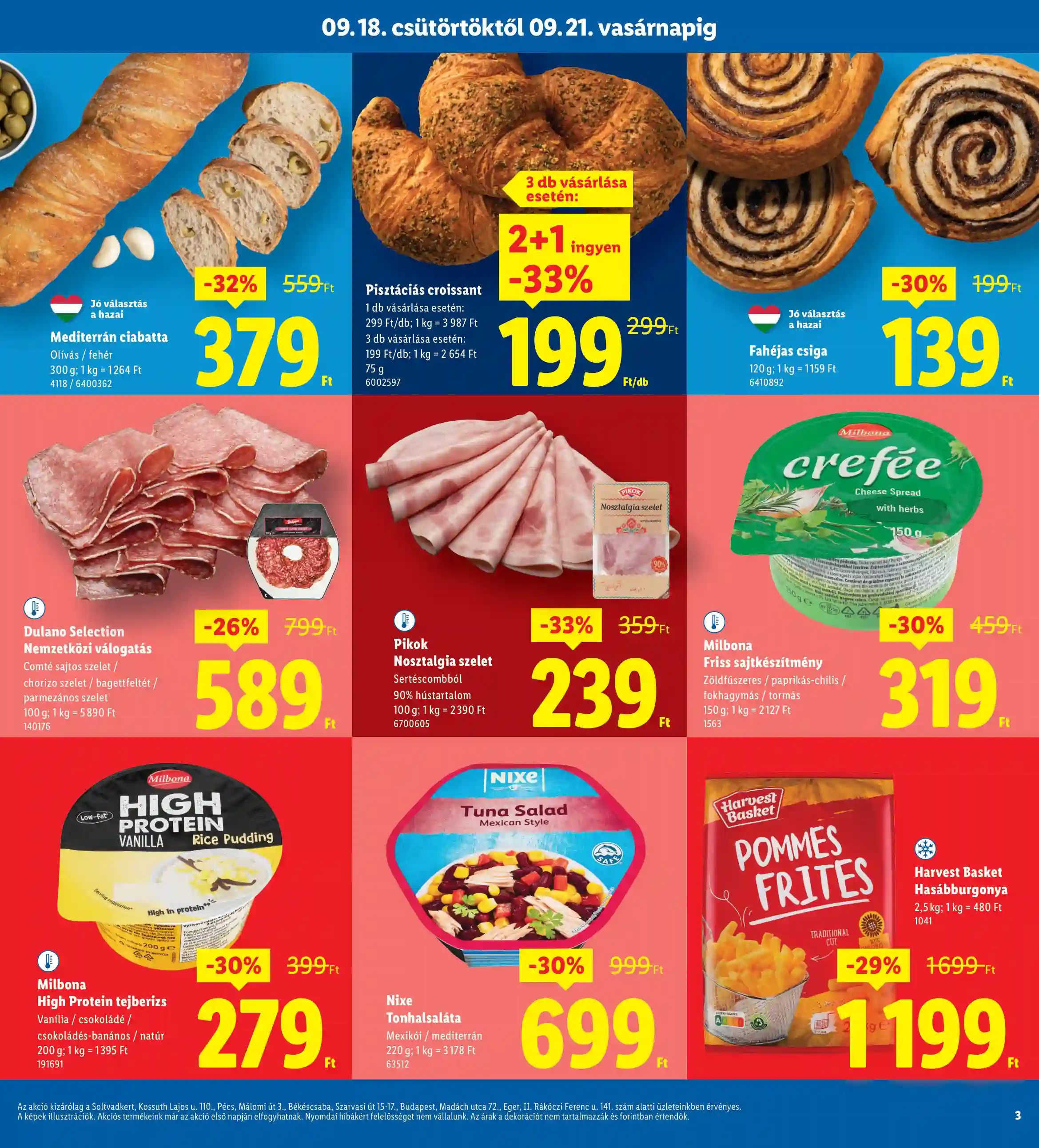 Lidl akciós újság 38. hét (Regionális akciók) (3 oldal)