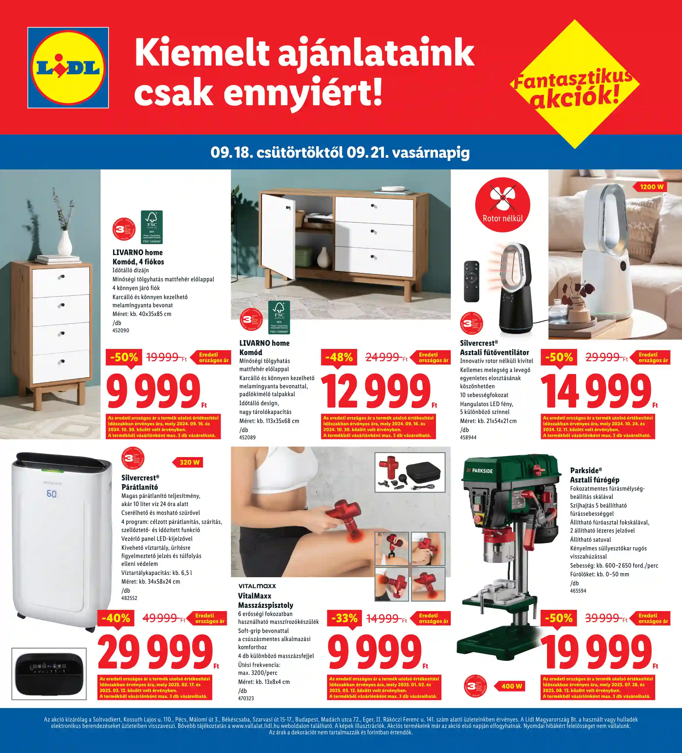 Lidl akciós újság 38. hét (Regionális akciók) (4 oldal)