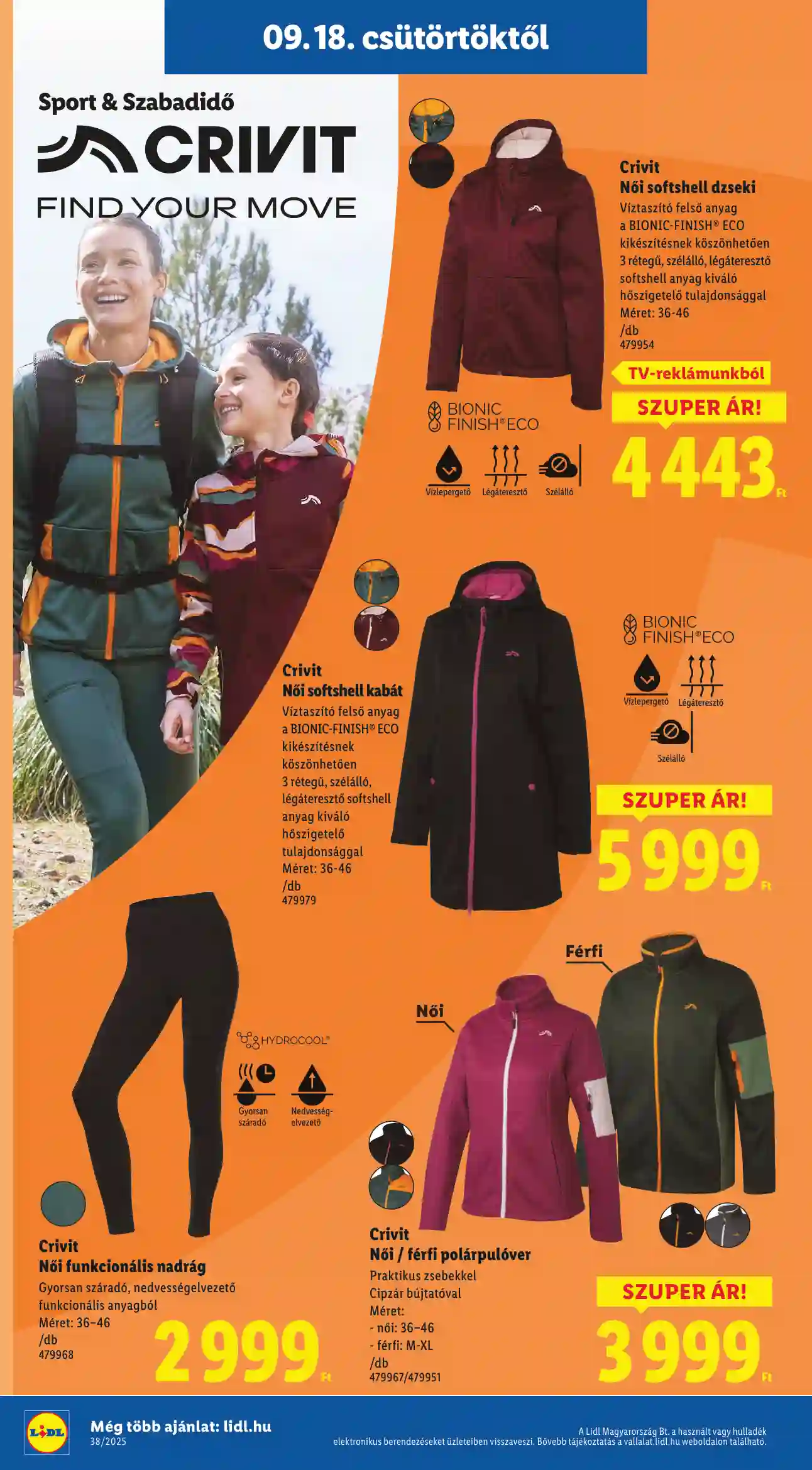 Lidl akciós újság 38. hét (Érvényes 09.18-tól) (2 oldal)