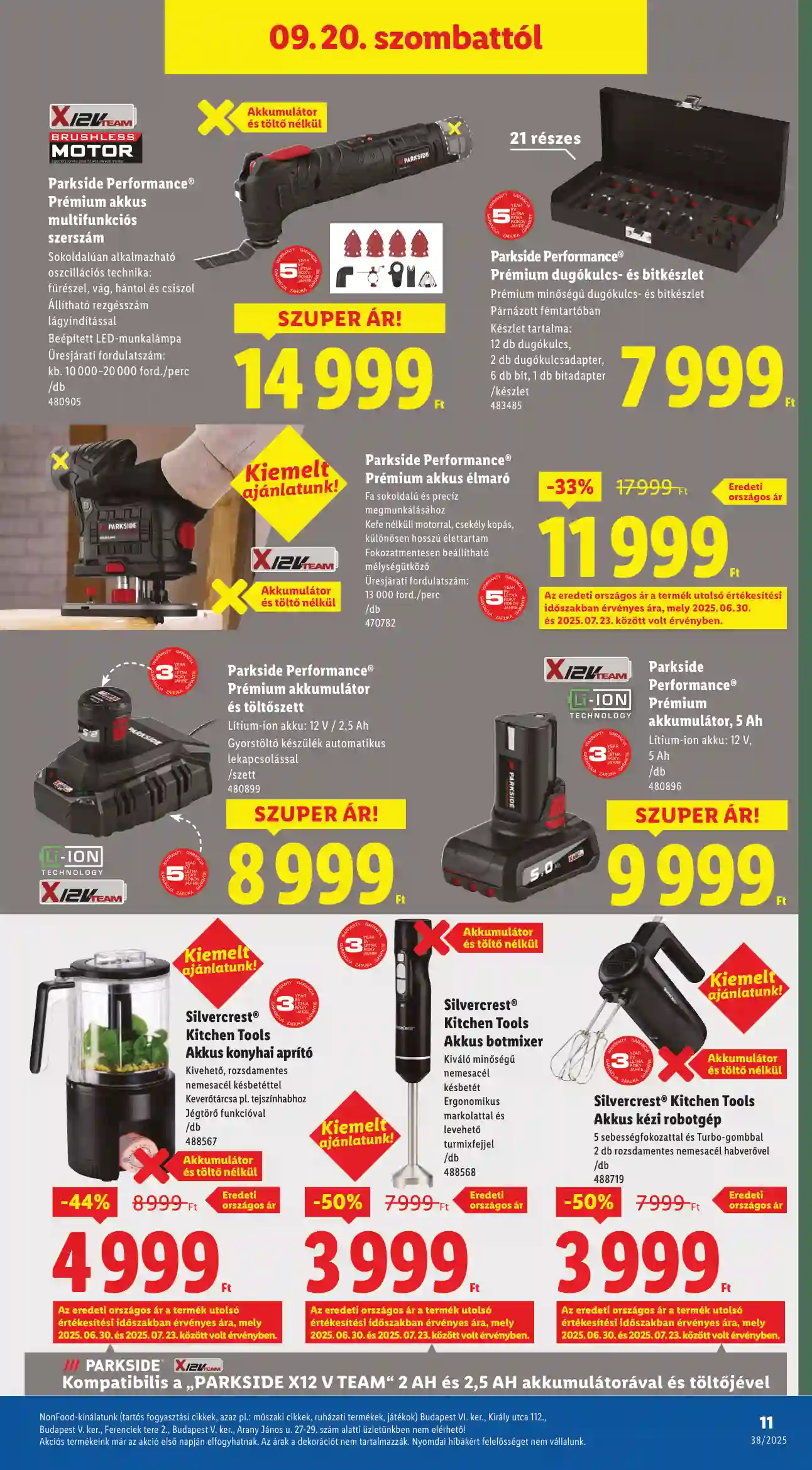 Lidl akciós újság 38. hét (Érvényes 09.18-tól) (3 oldal)