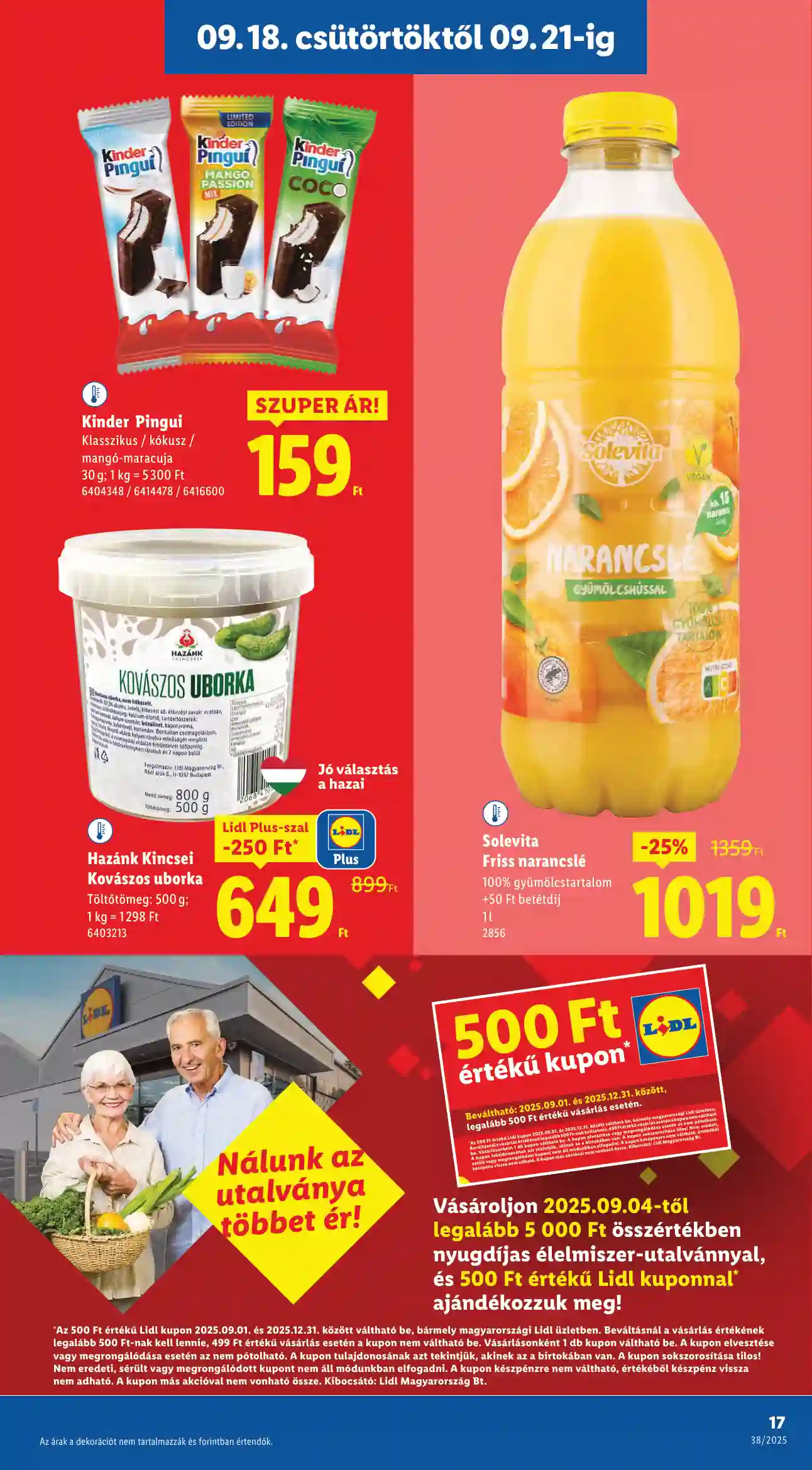 Lidl akciós újság 38. hét (Érvényes 09.18-től) (9 oldal)