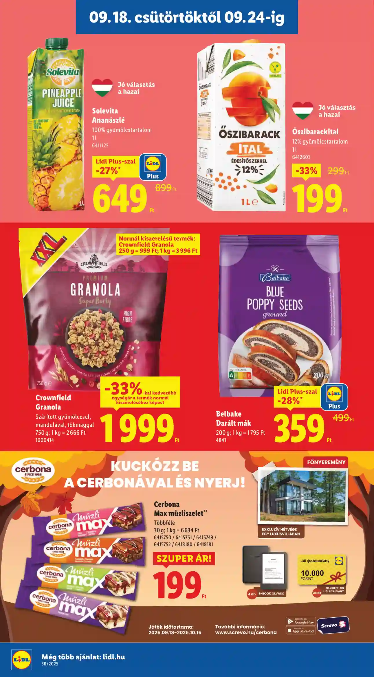 Lidl akciós újság 38. hét (Érvényes 09.18-től) (12 oldal)