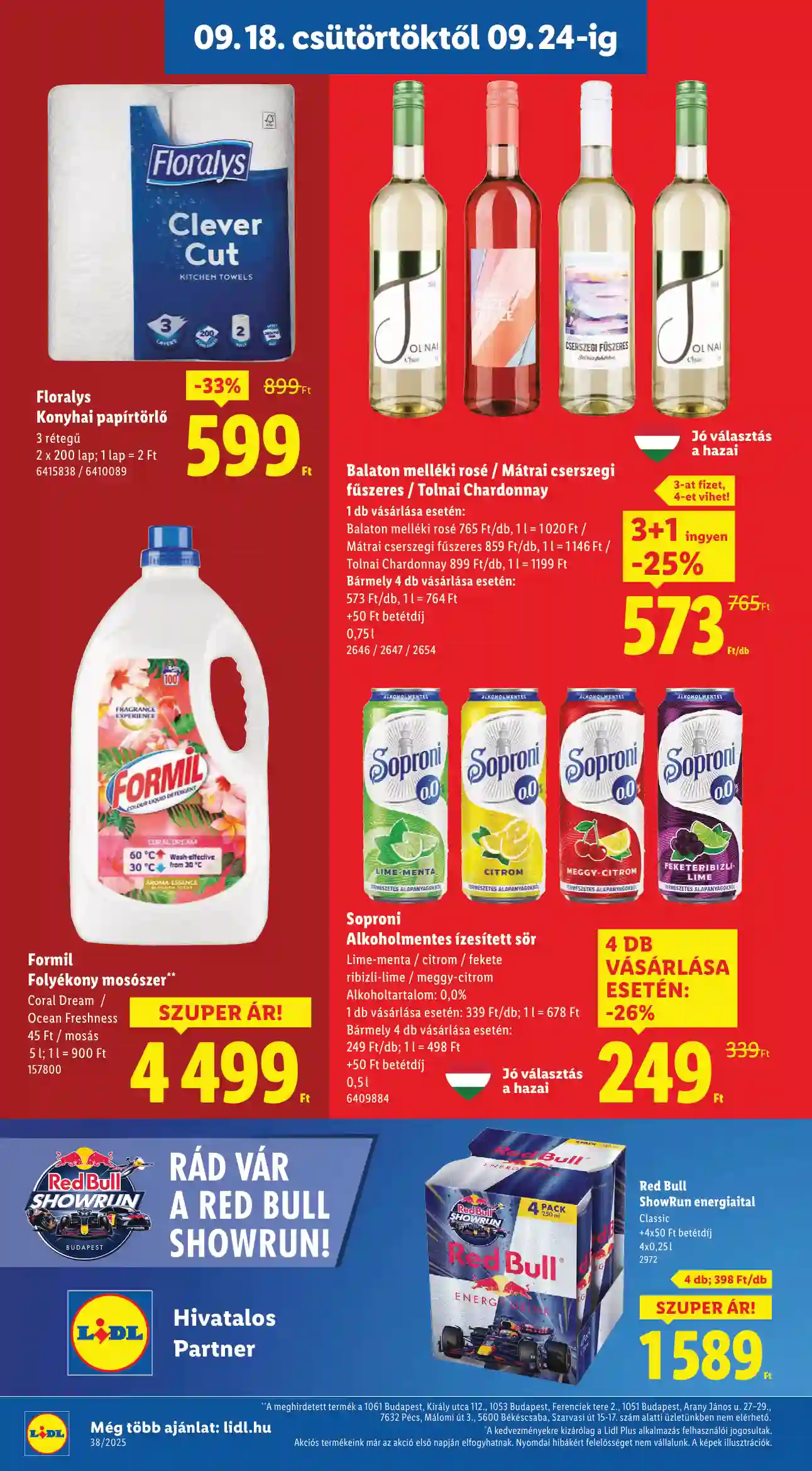 Lidl akciós újság 38. hét (Érvényes 09.18-től) (15 oldal)