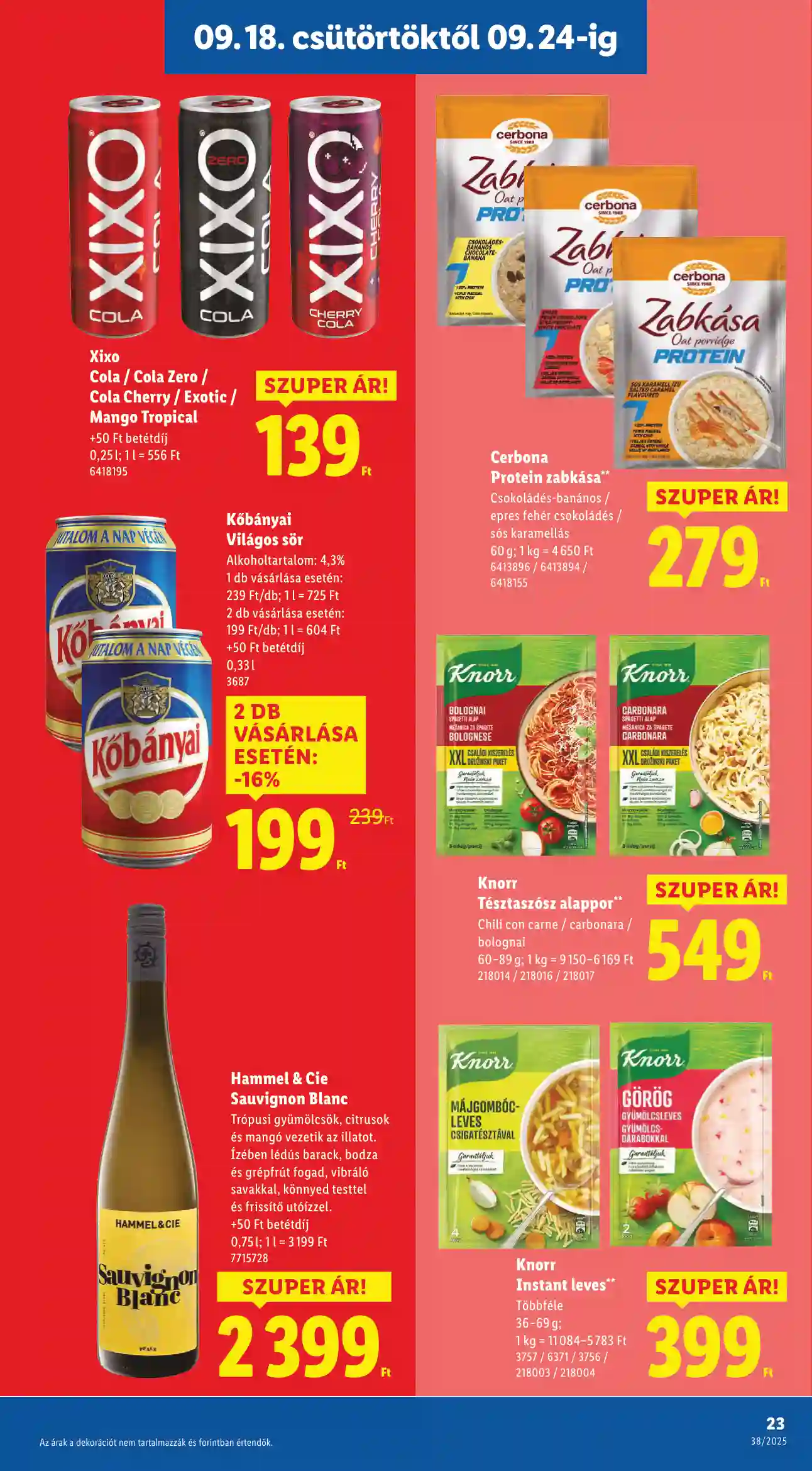 Lidl akciós újság 38. hét (Érvényes 09.18-től) (16 oldal)