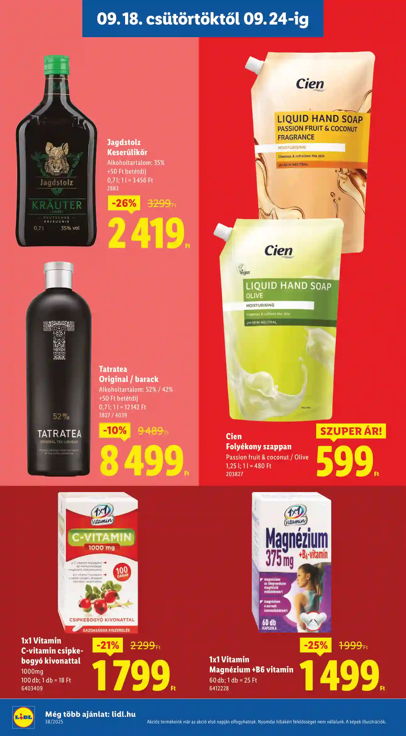 Lidl akciós újság 38. hét (Érvényes 09.18-től) (17 oldal)