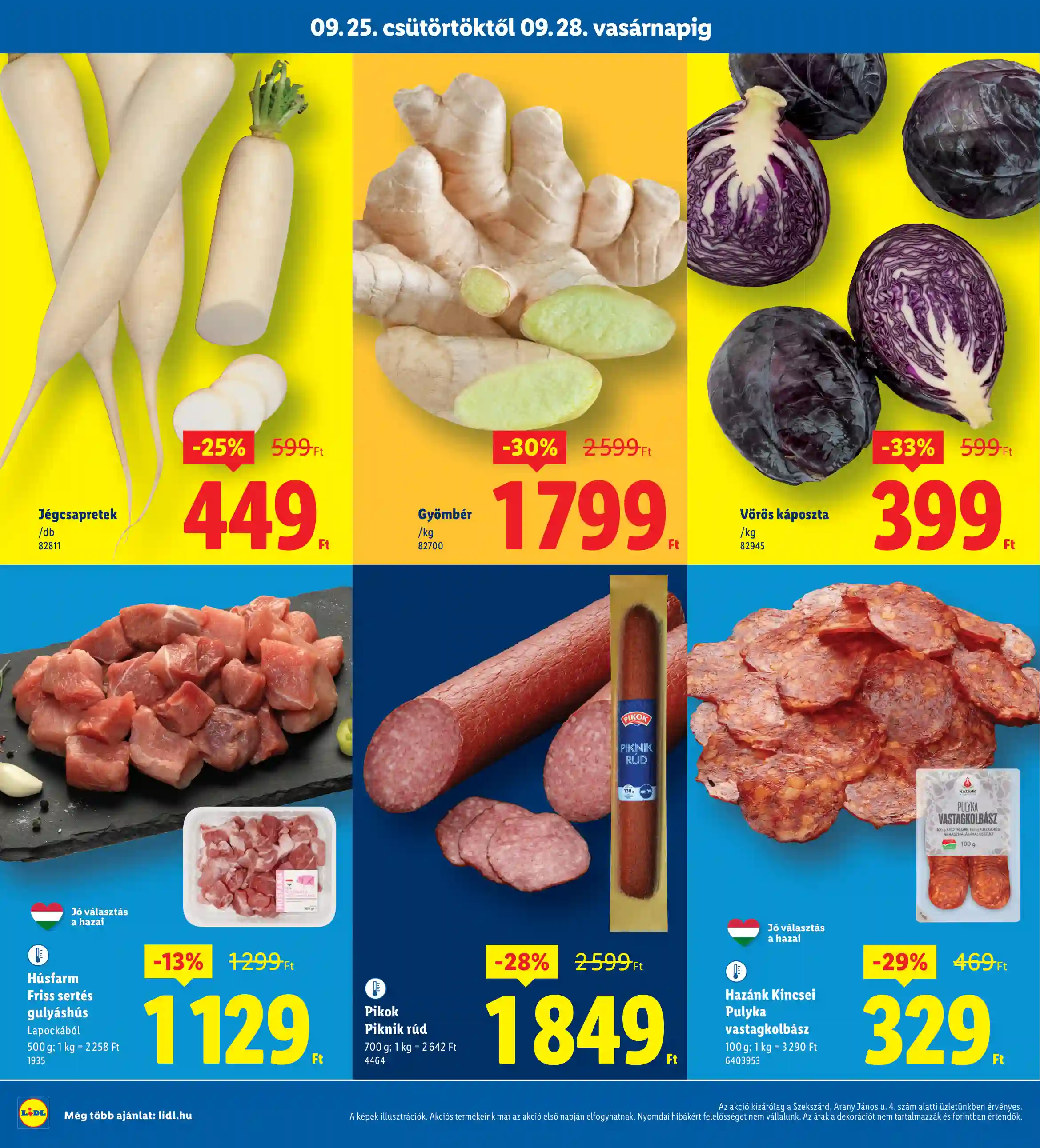Lidl akciós újság 39. hét (Regionális akciók – Szekszárd) (2 oldal)