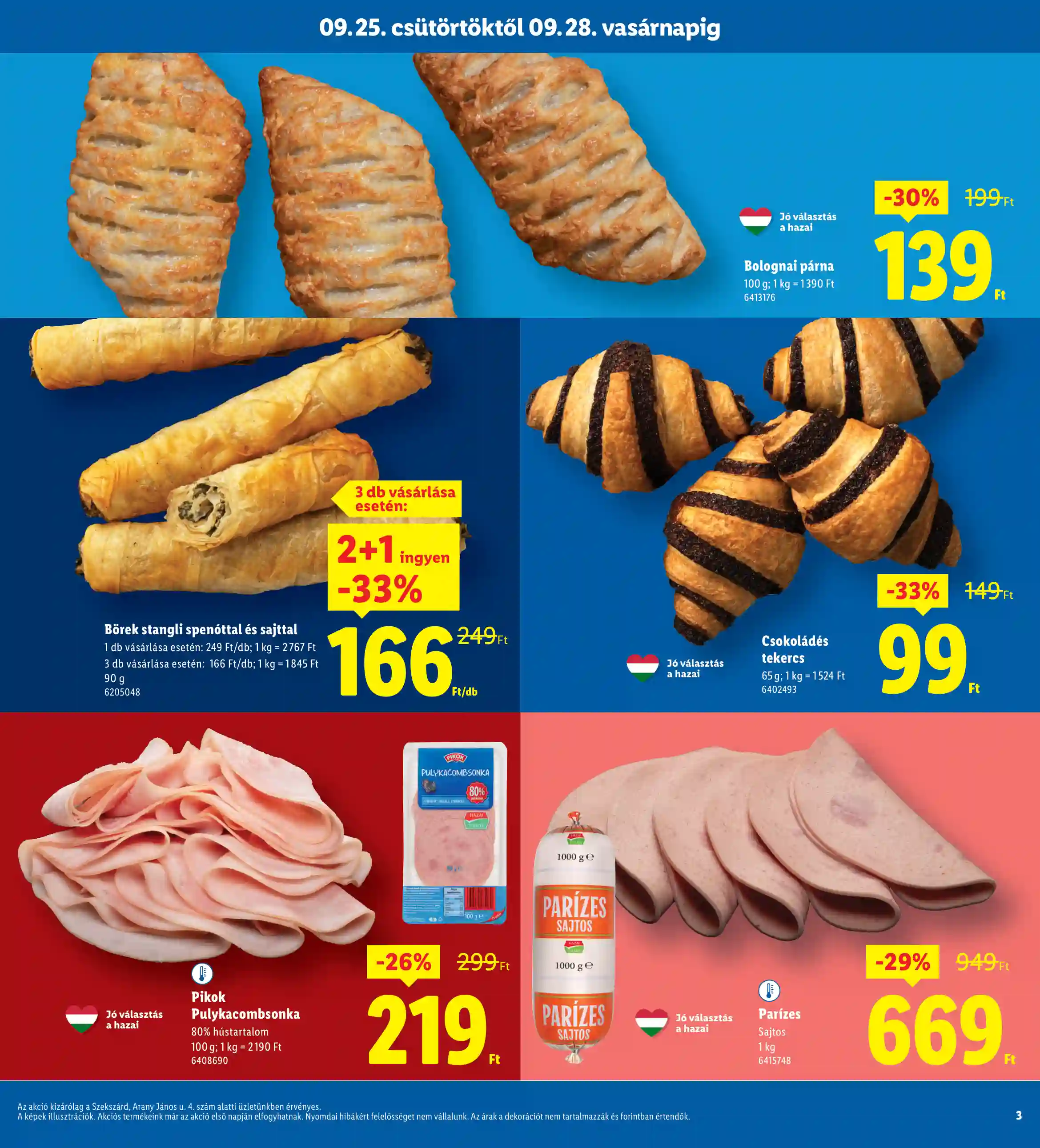 Lidl akciós újság 39. hét (Regionális akciók – Szekszárd) (3 oldal)
