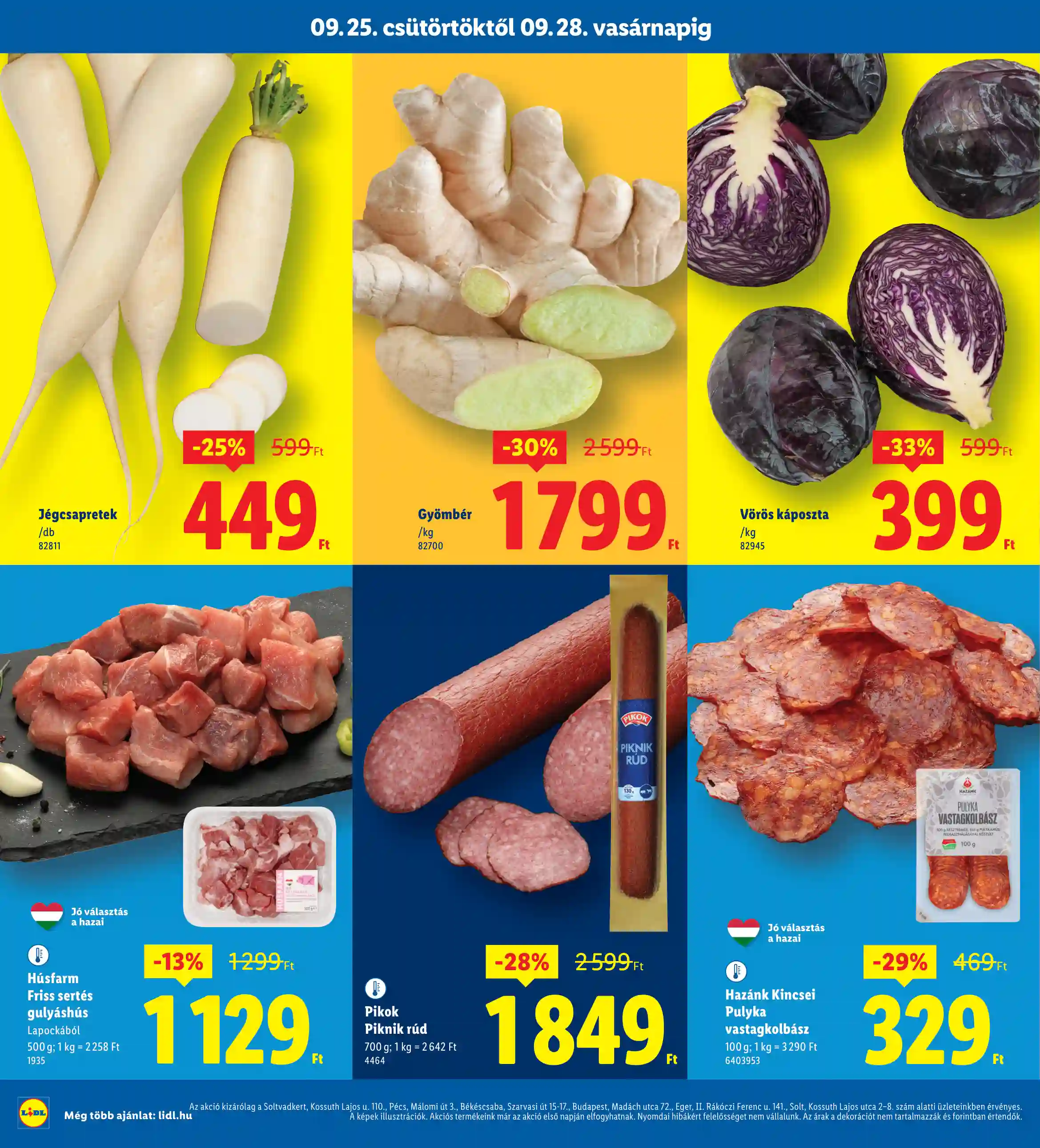 Lidl akciós újság 39. hét (Regionális akciók) (2 oldal)