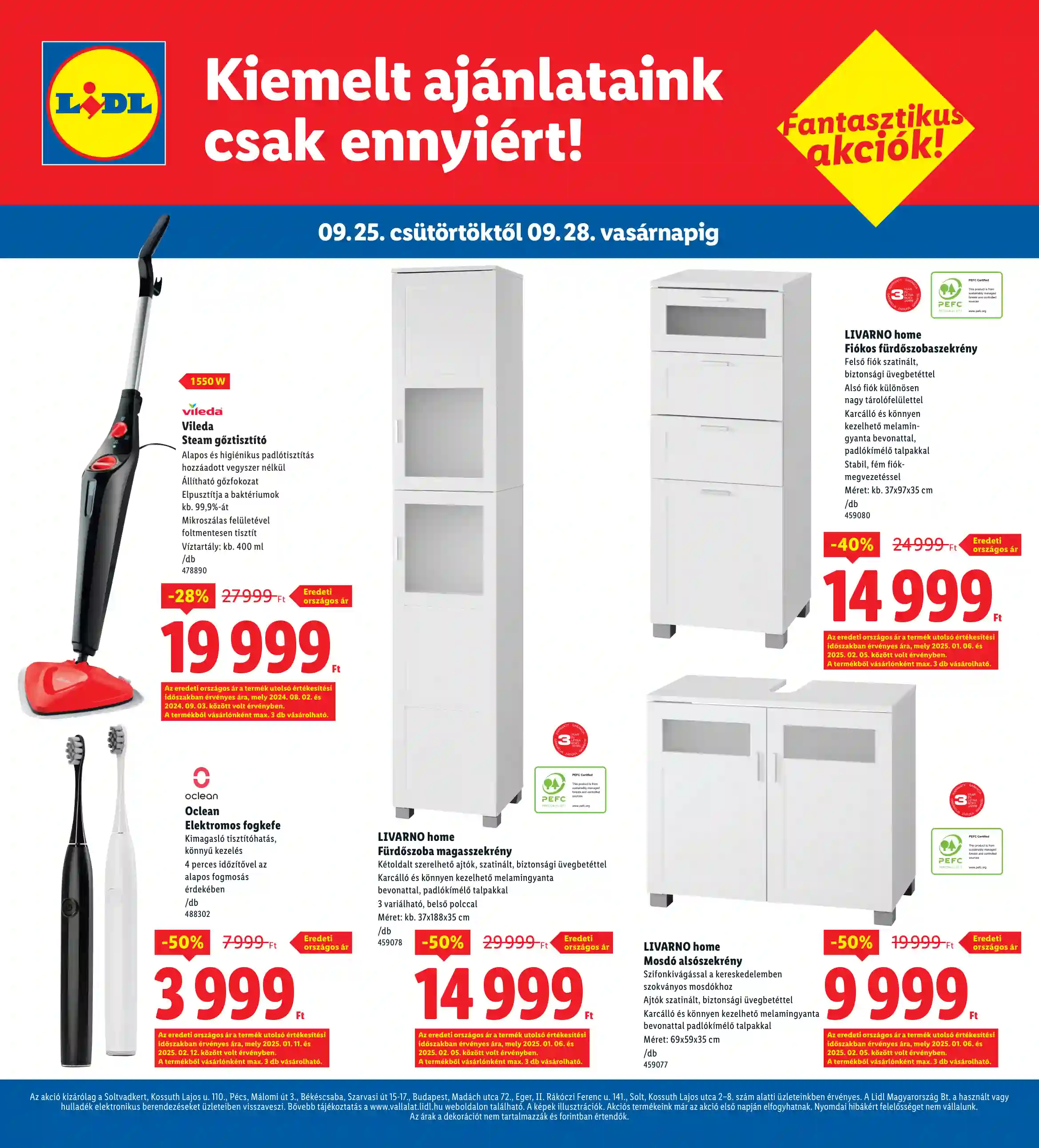 Lidl akciós újság 39. hét (Regionális akciók) (4 oldal)