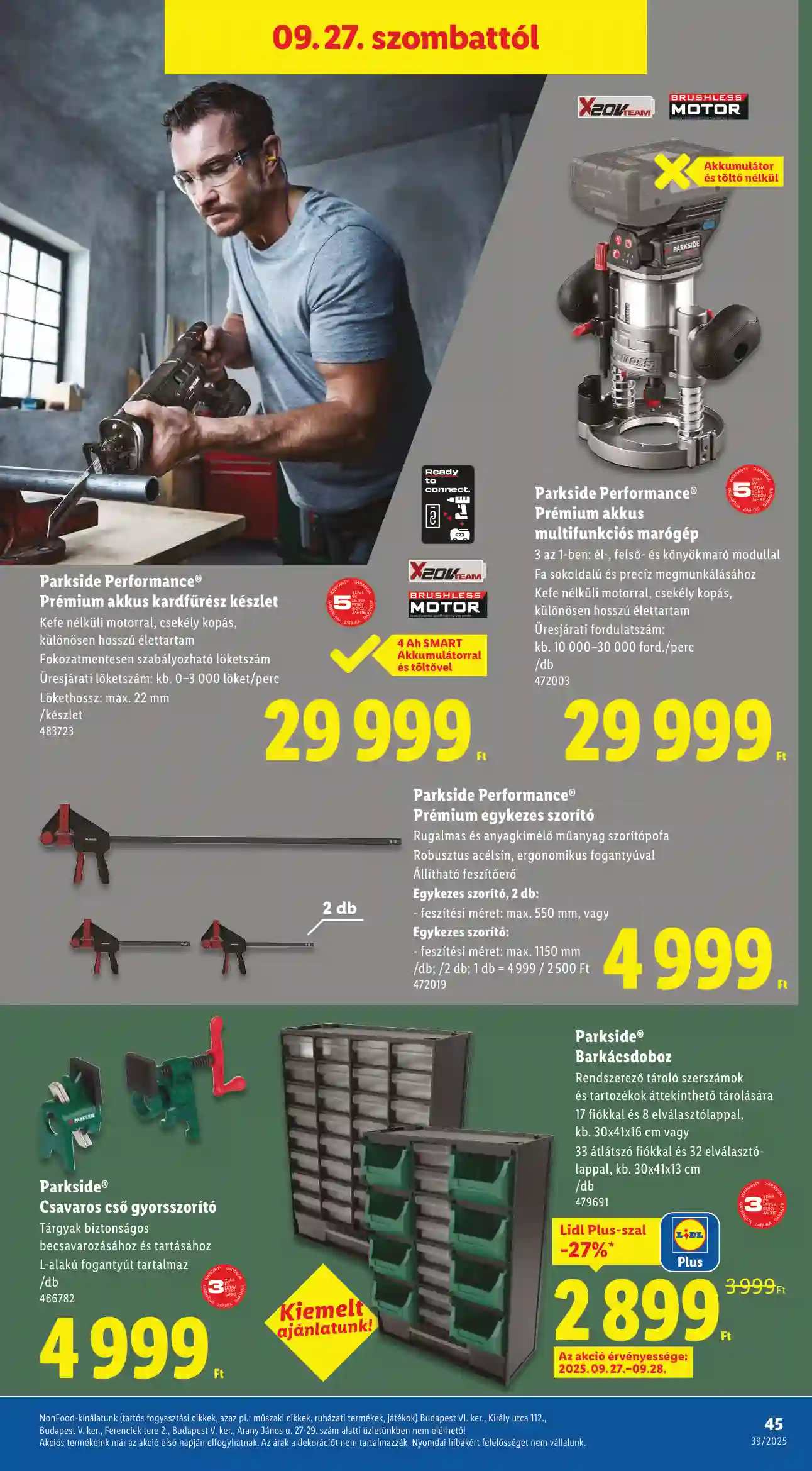 Lidl akciós újság 39. hét (Érvényes 09.25-től) (40 oldal)