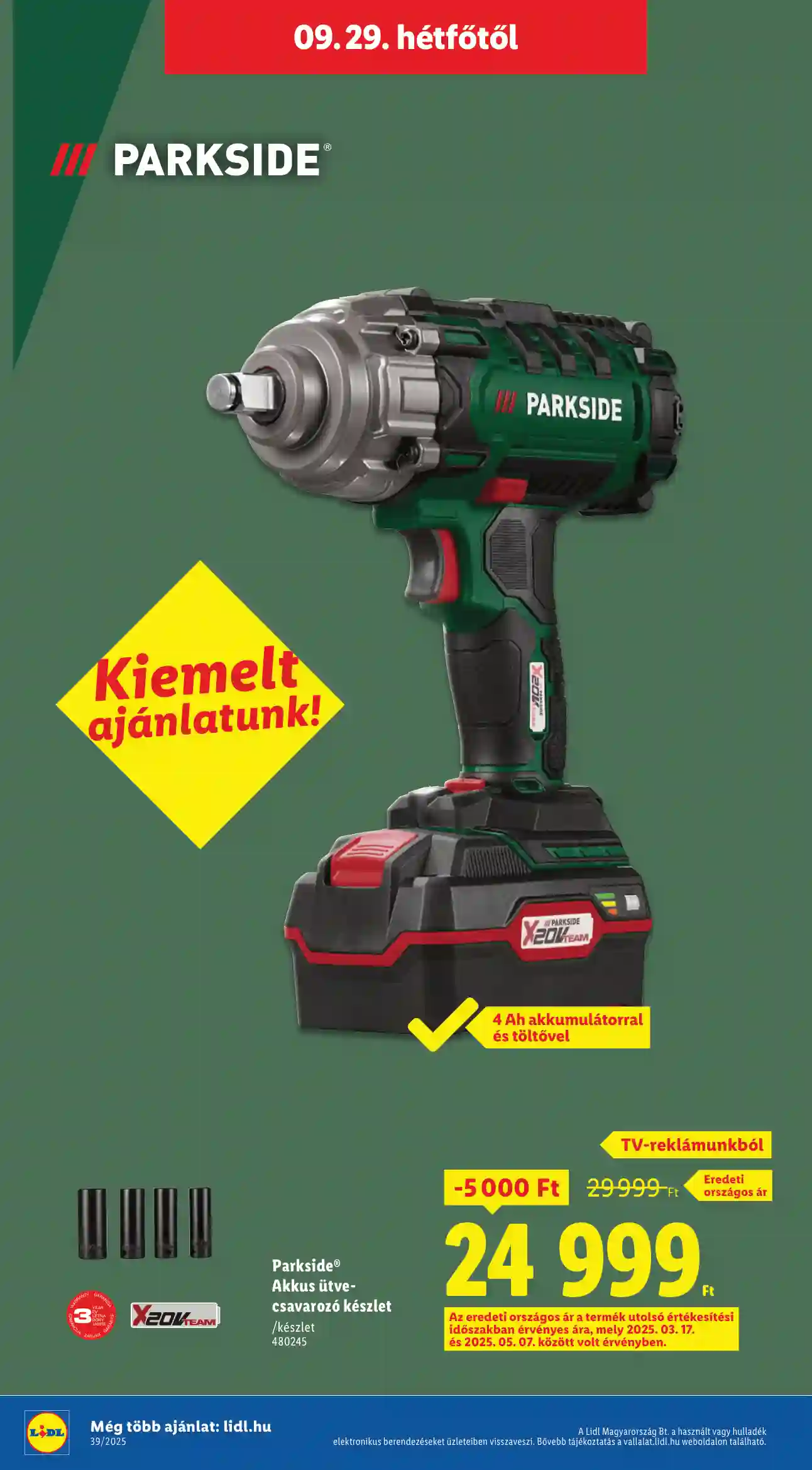 Lidl akciós újság 39. hét (Érvényes 09.25-től) (41 oldal)