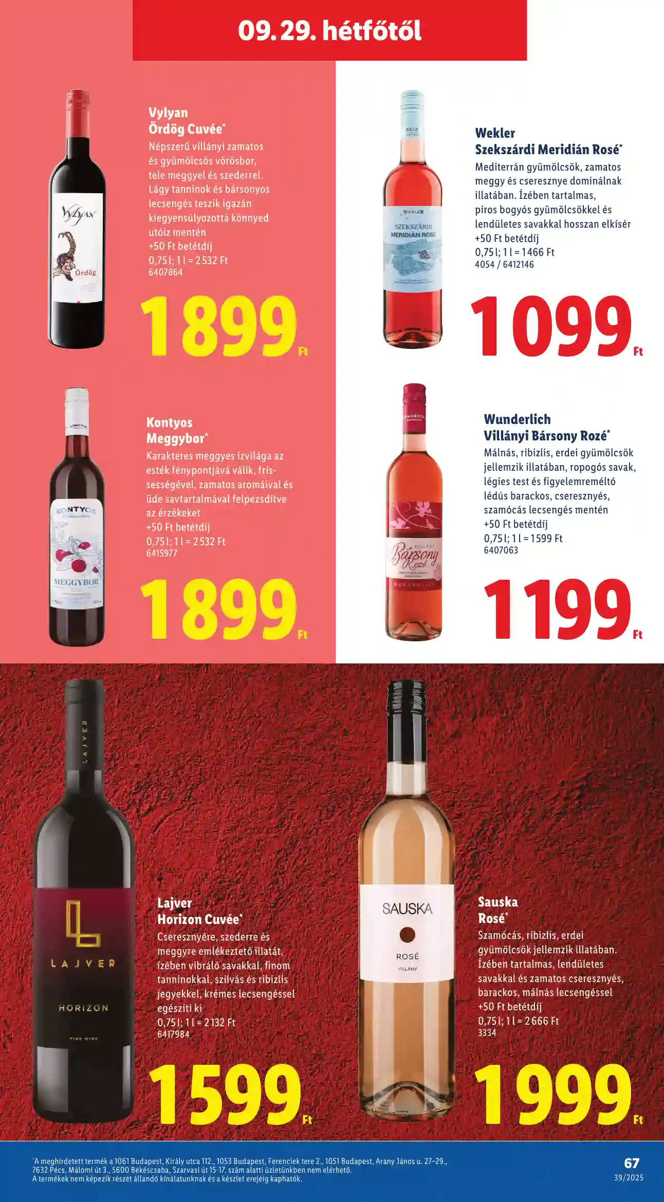 Lidl akciós újság 39. hét (Érvényes 09.25-től) (64 oldal)