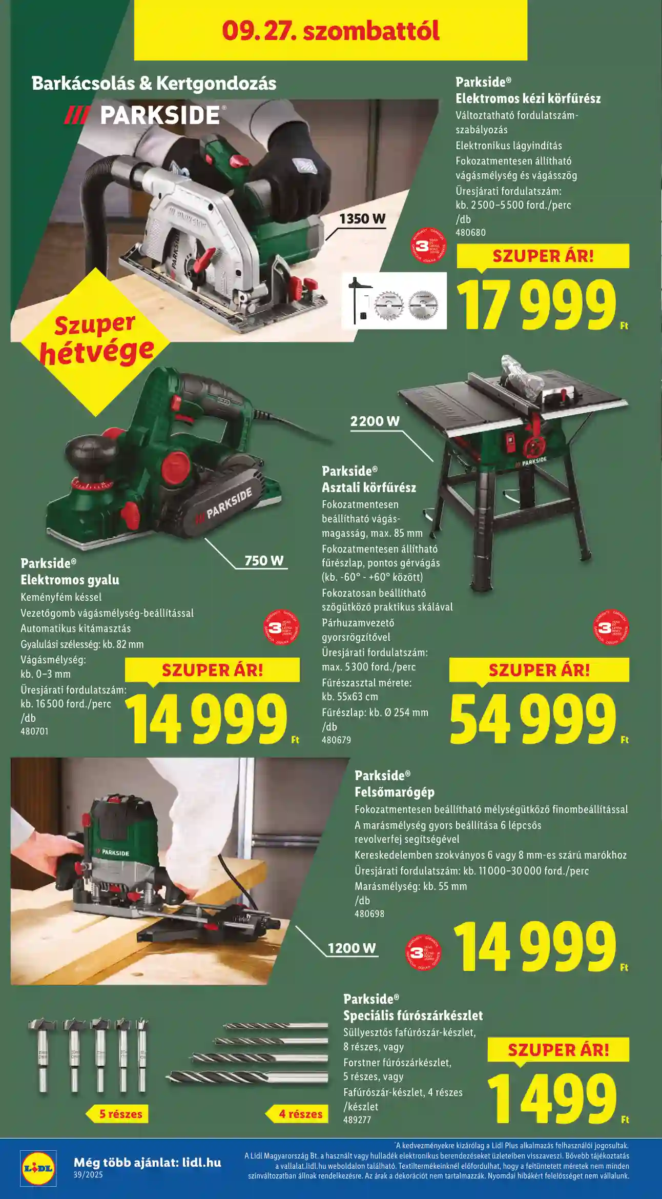 Lidl akciós újság 39. hét (Érvényes 09.25-től) (39 oldal)