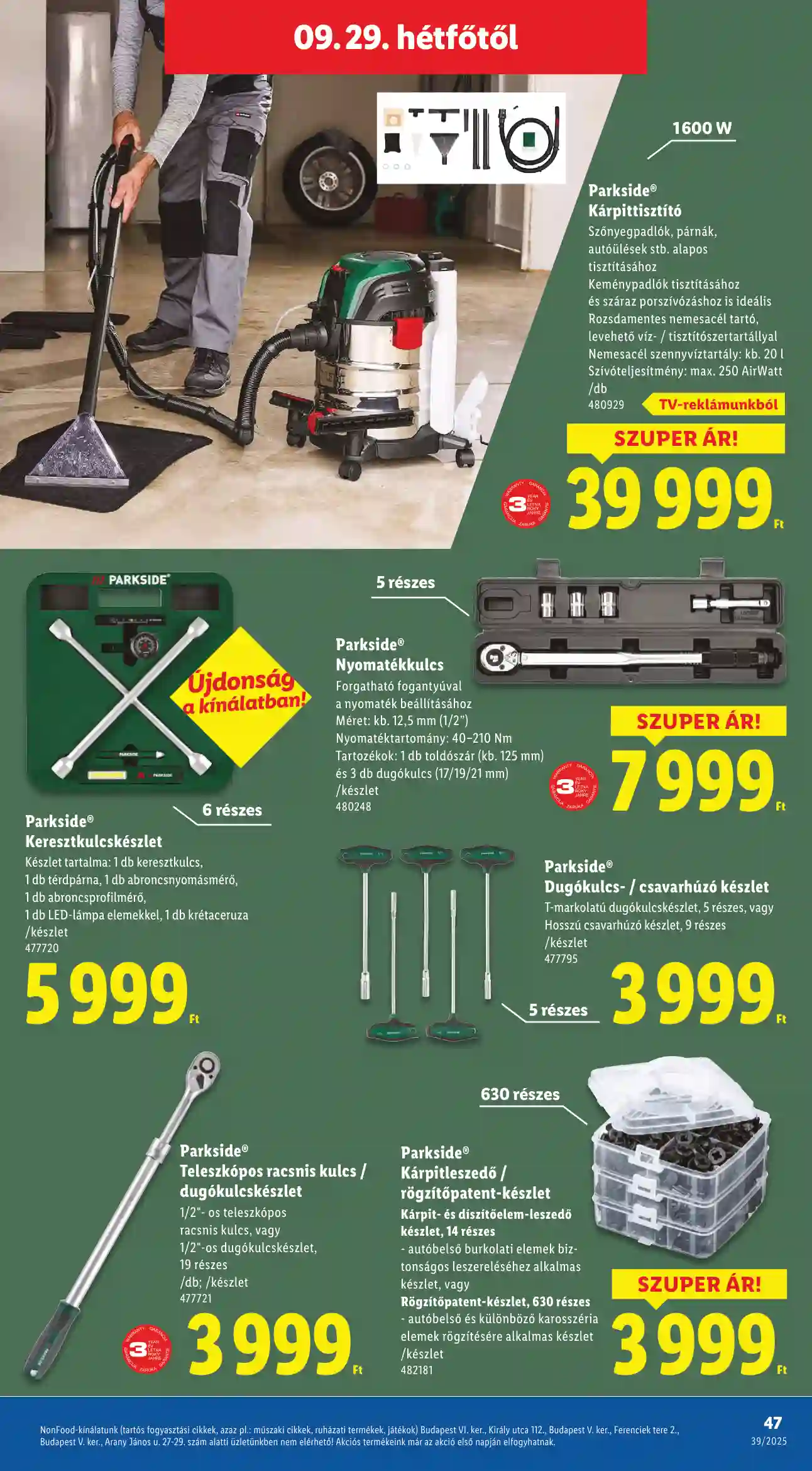 Lidl akciós újság 39. hét (Érvényes 09.25-től) (42 oldal)